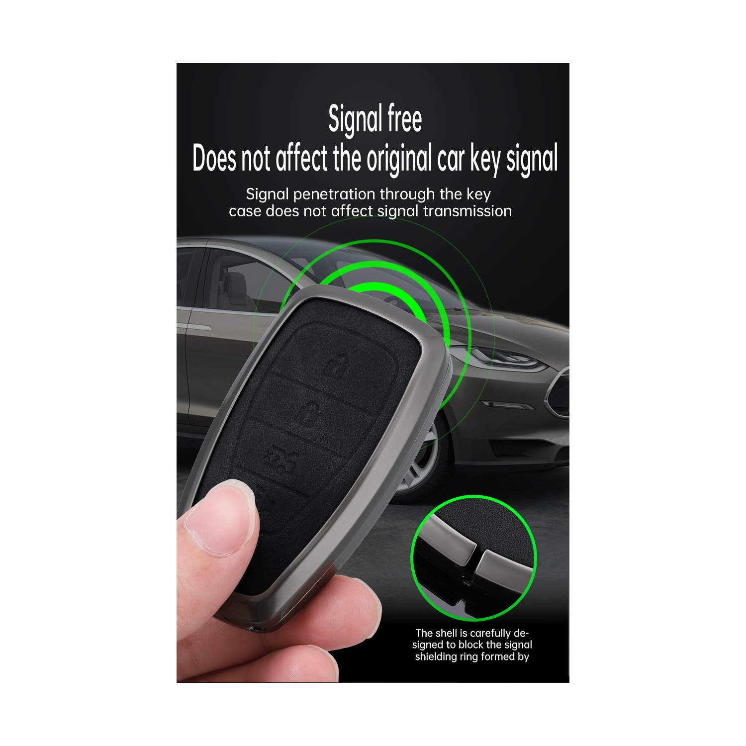 Porte-clés et porte-clés Malibu XL de Chevrolet, Equinox Premium, Trax, Volando et Trailblazer – Clé intelligente à quatre boutons [grise] de classe