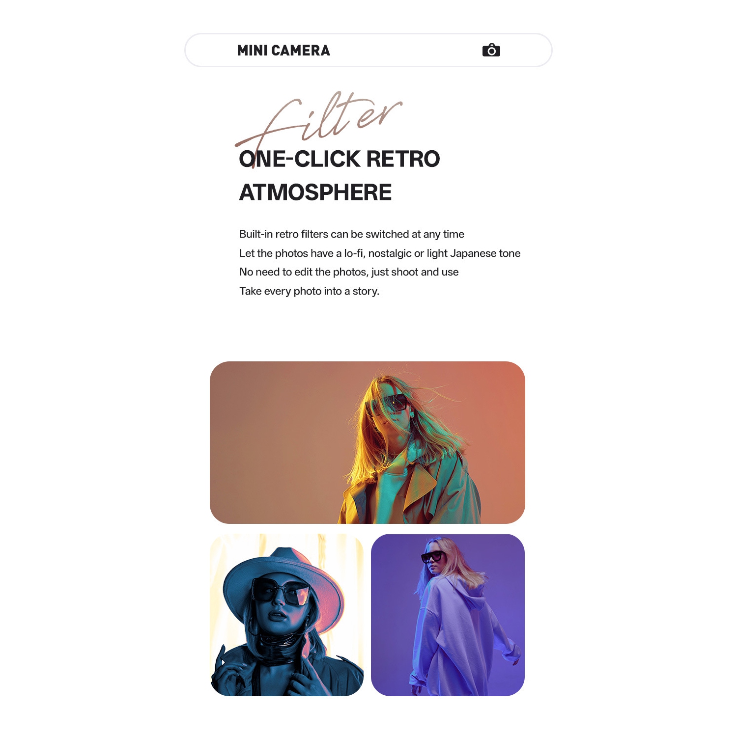 New CCD Retro Mini Student Digital Camera, Campus Camera, HD Camera, 32GB, TF Memory Card, Retro Red