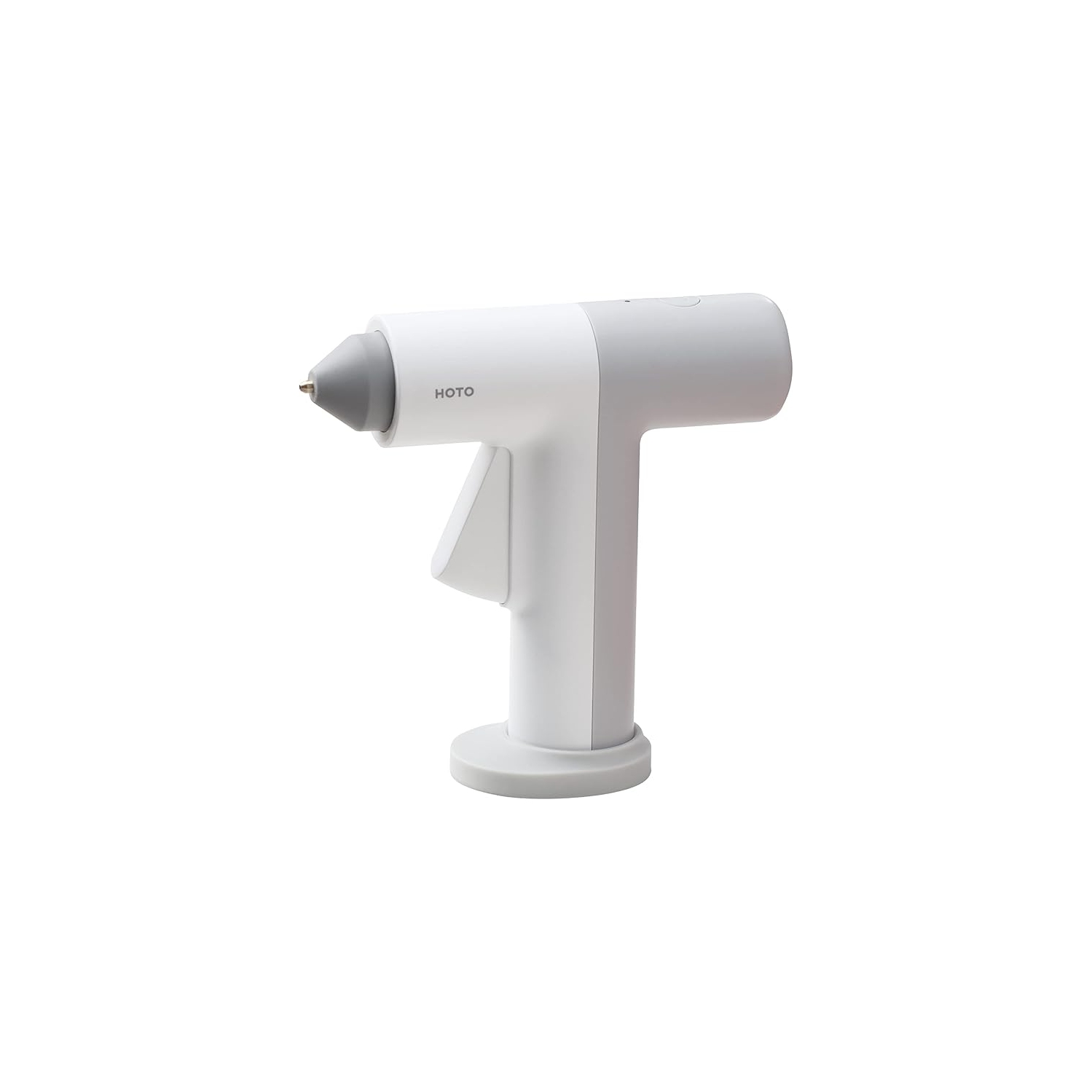 HOTO Hot Glue Gun, Cordless Mini Glue Gun with 10 Melt Glue Sticks, Manual Dispensing, 30S Heating Fast, USB-C Charging, Smart Power-Off, Suitable