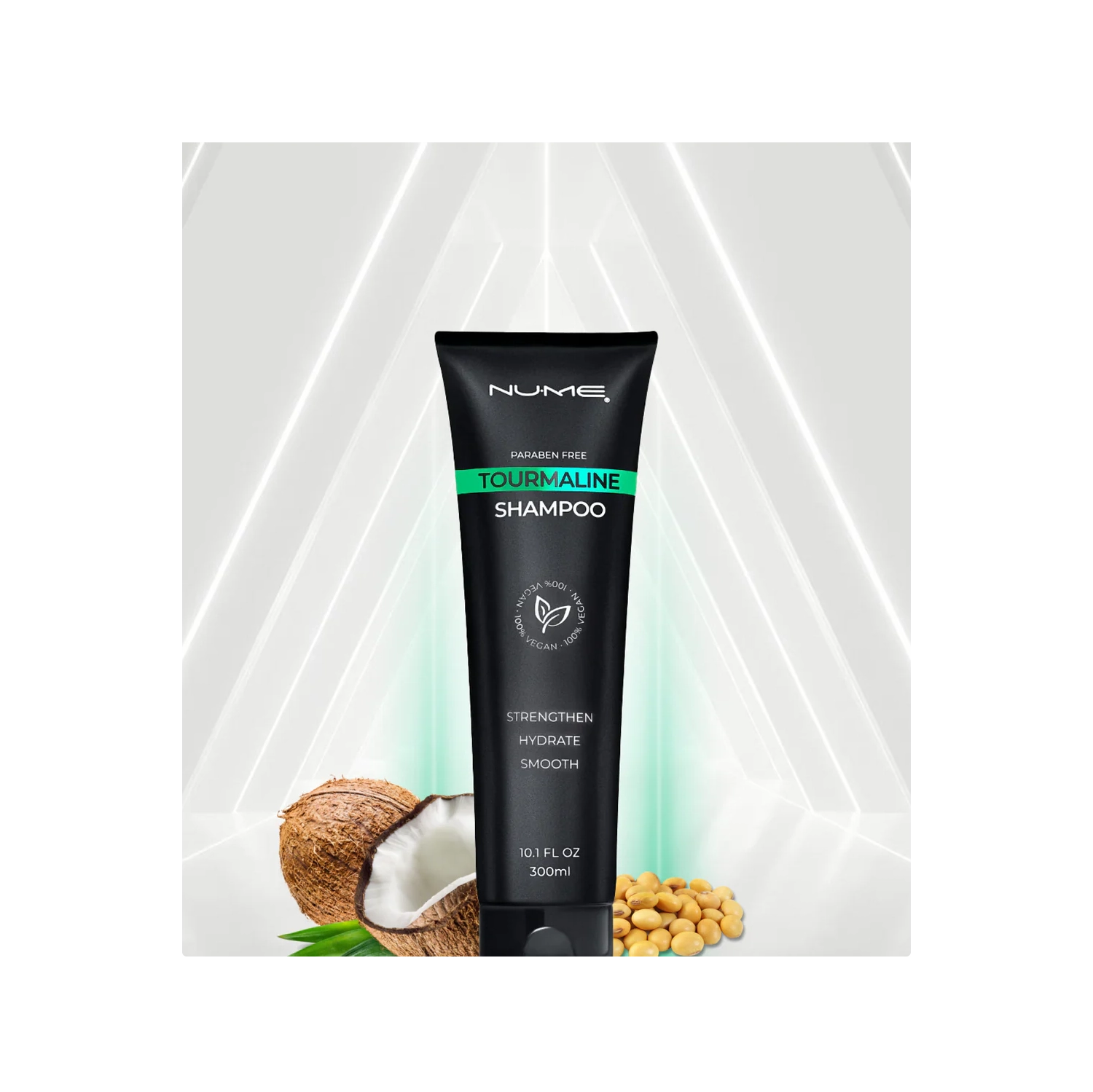 Shampooing hydratant à la tourmaline végétalienne NuMe