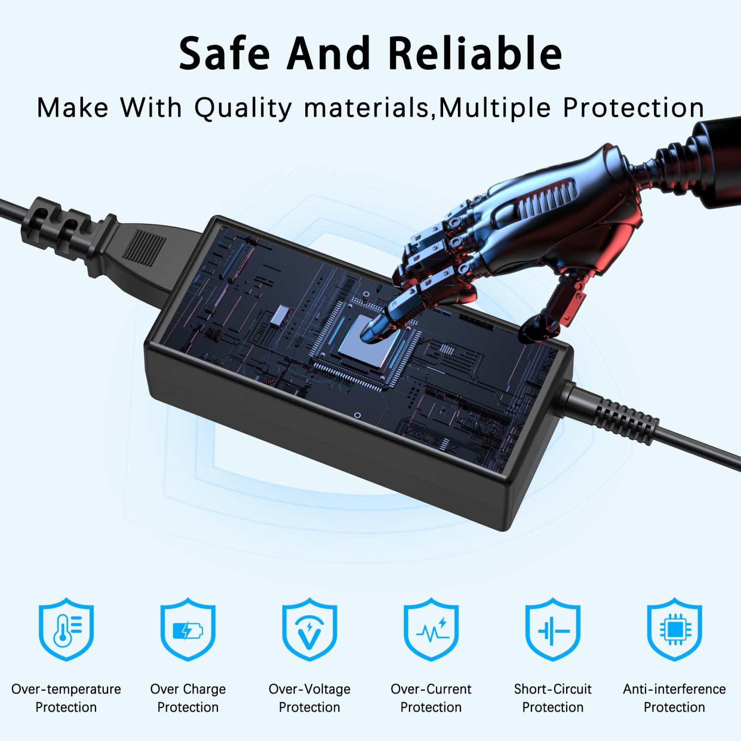 Universal Chromebook Charger 65W 45W USB C Laptop Charger Compatible with HP Dell Lenovo Acer Asus Samsung Google Series Fast Charging Type C Travel