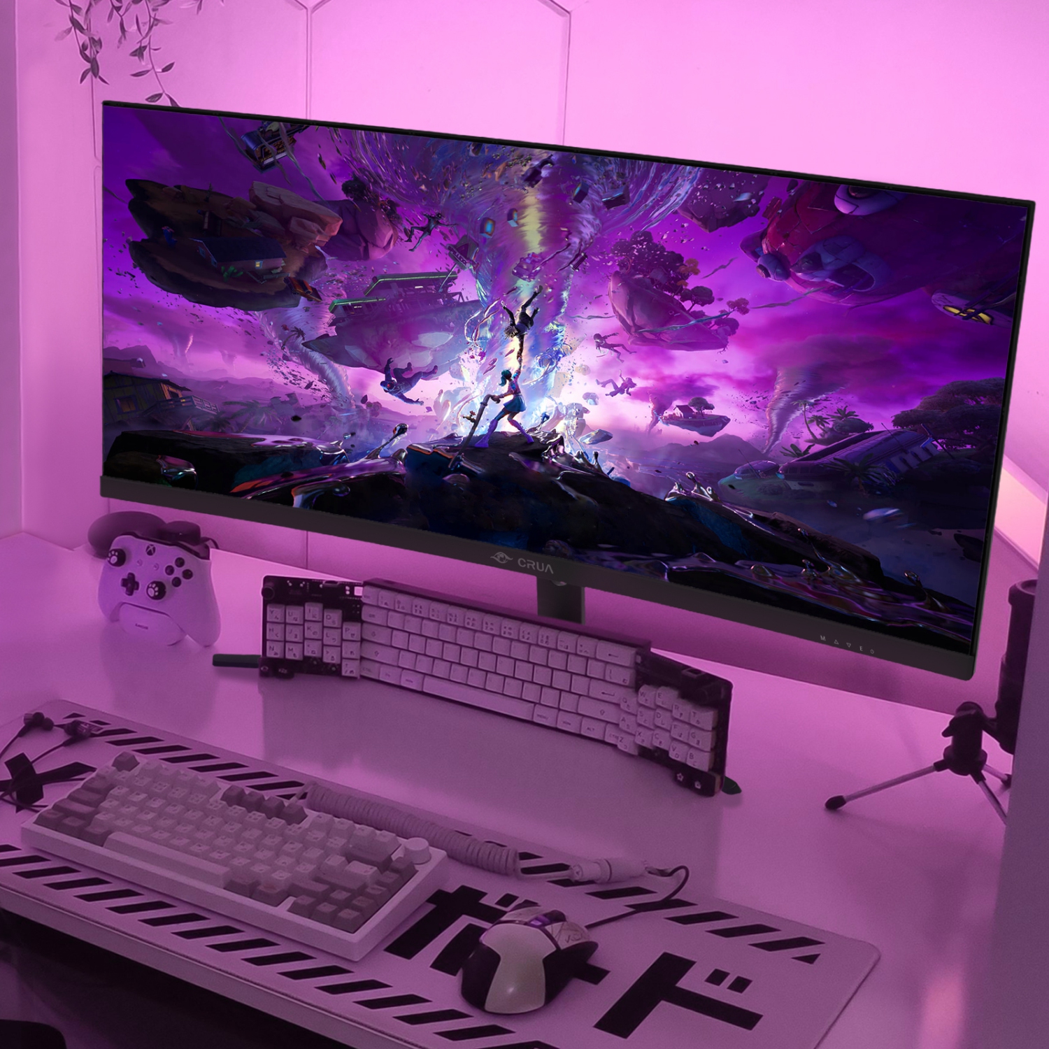 Moniteur de jeu incurvé 30&nbsp;po CRUA, moniteur d'ordinateur ultralarge 200 Hz, écran VA WFHD, 21:9, 1500R, sRVB 120 %, moniteurs pour PC prenant