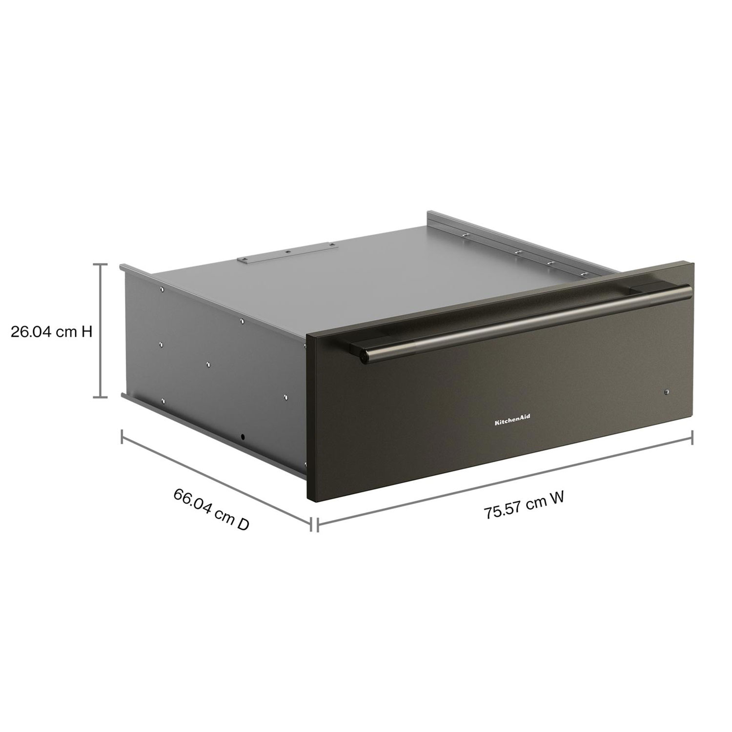 Tiroir-réchaud électrique 1,5 pi³ 30 po de KitchenAid - Fonte noire