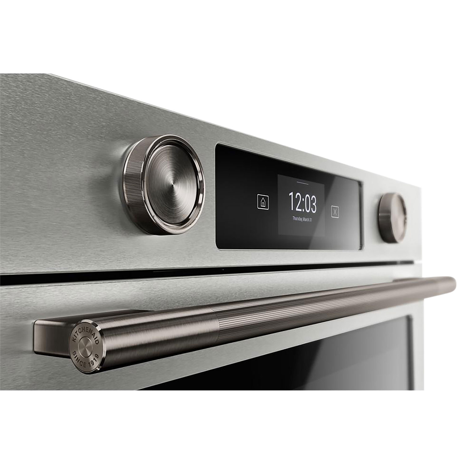 Four mural électrique à convection véritable 5,0 pi³ 30 po de KitchenAid - Acier inoxydable PrintShield