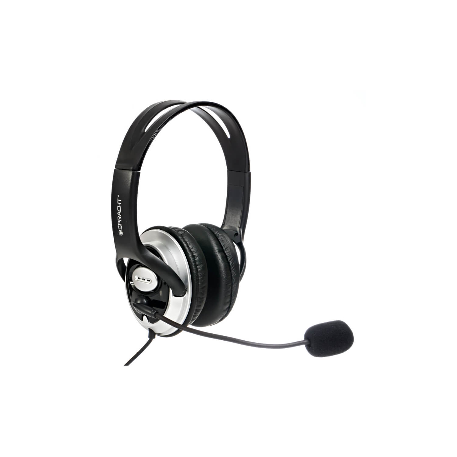 Casque d'écoute avec fil à suppression du bruit Zum de Spracht avec micro -