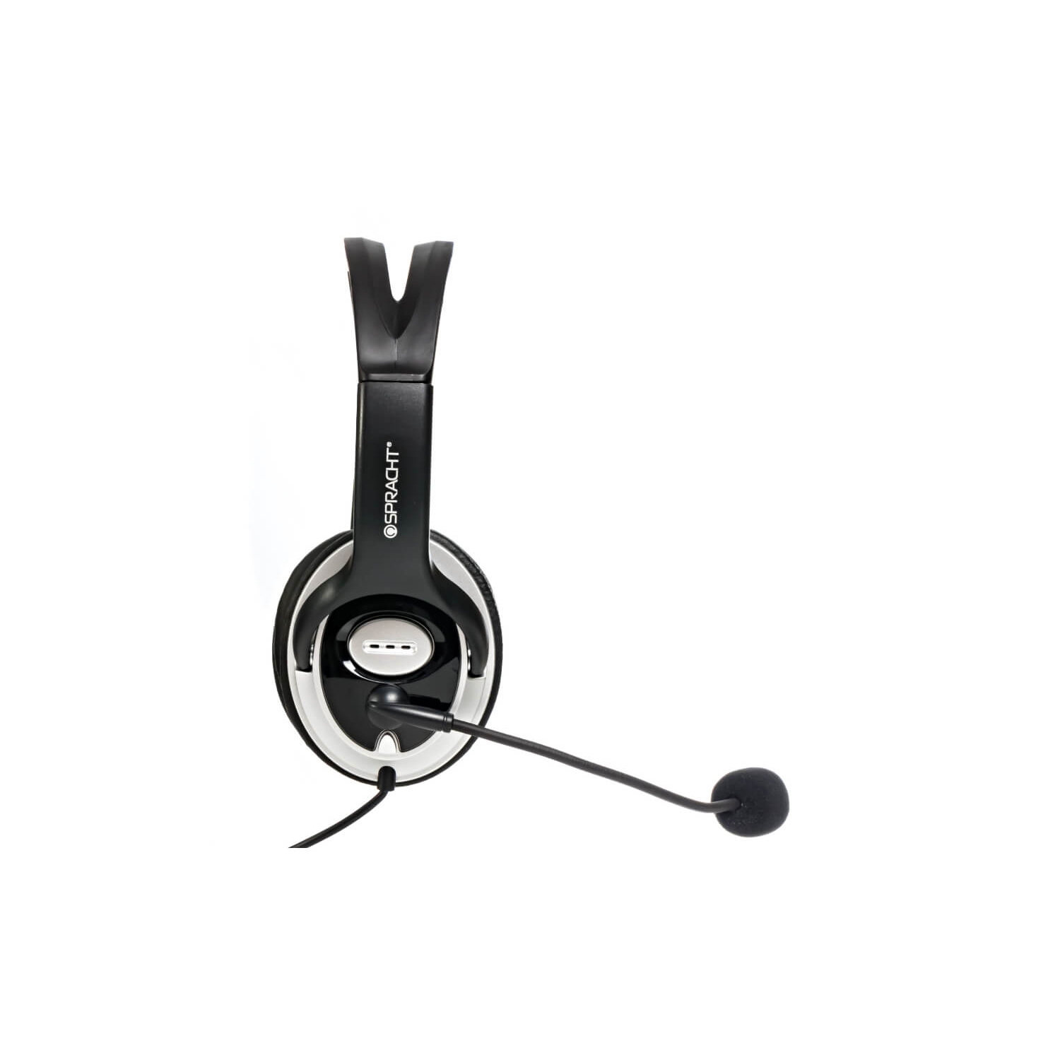 Casque d'écoute avec fil à suppression du bruit Zum de Spracht avec micro -