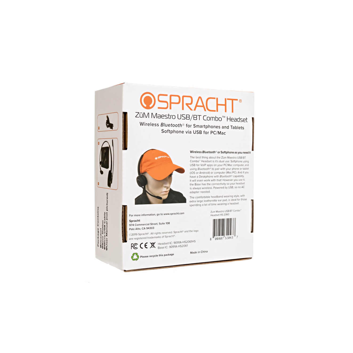 Casque Bluetooth sans fil suppression du bruit avec micro Zum Maestro de Spracht