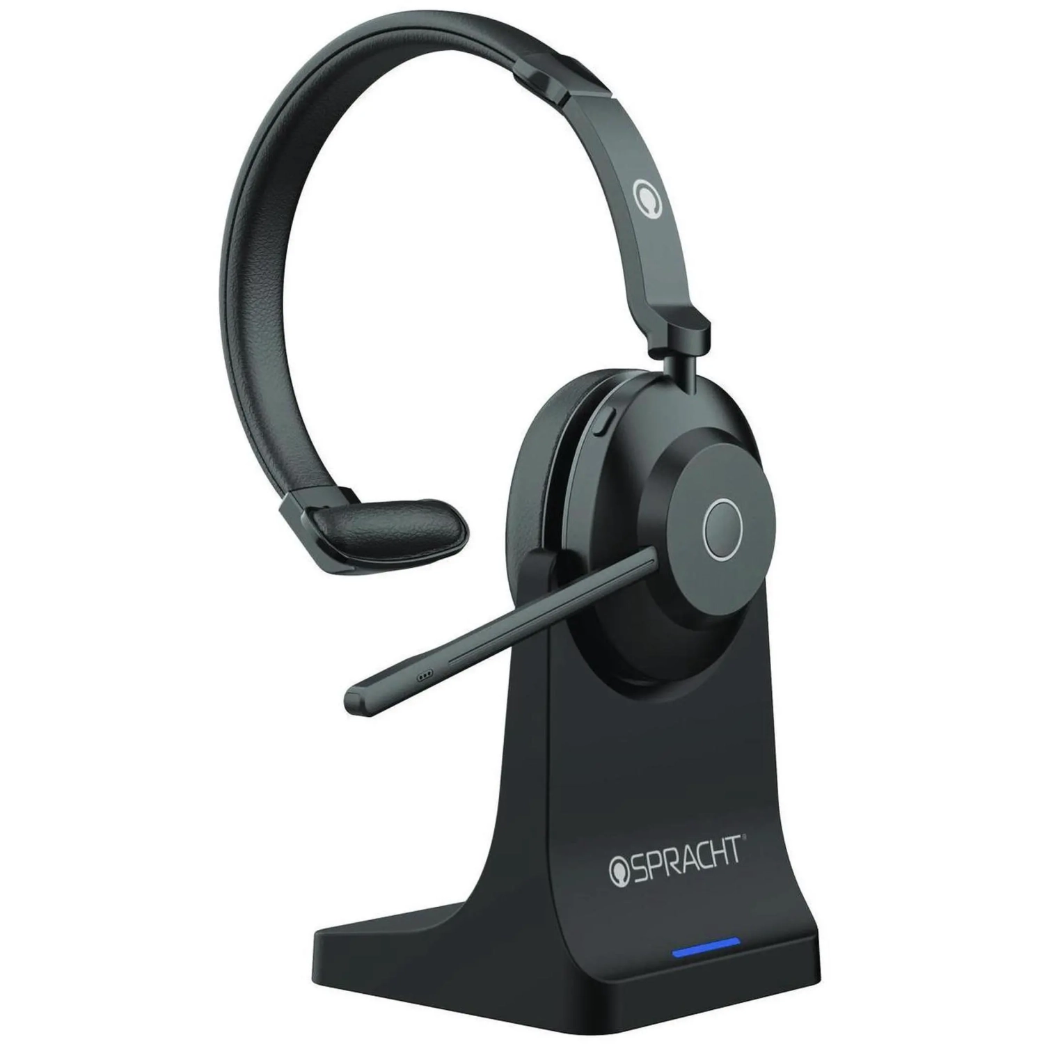 Spracht Blues Combo On-Ear Monoaural Noise Cancelling Headset with Mic -