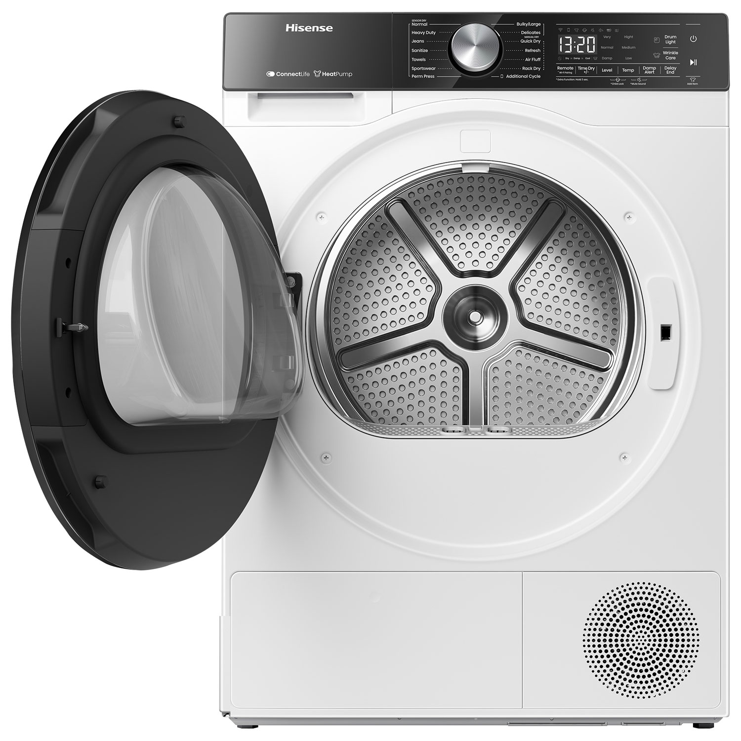 Hisense 4.5 Cu. Ft. Electric Dryer - White