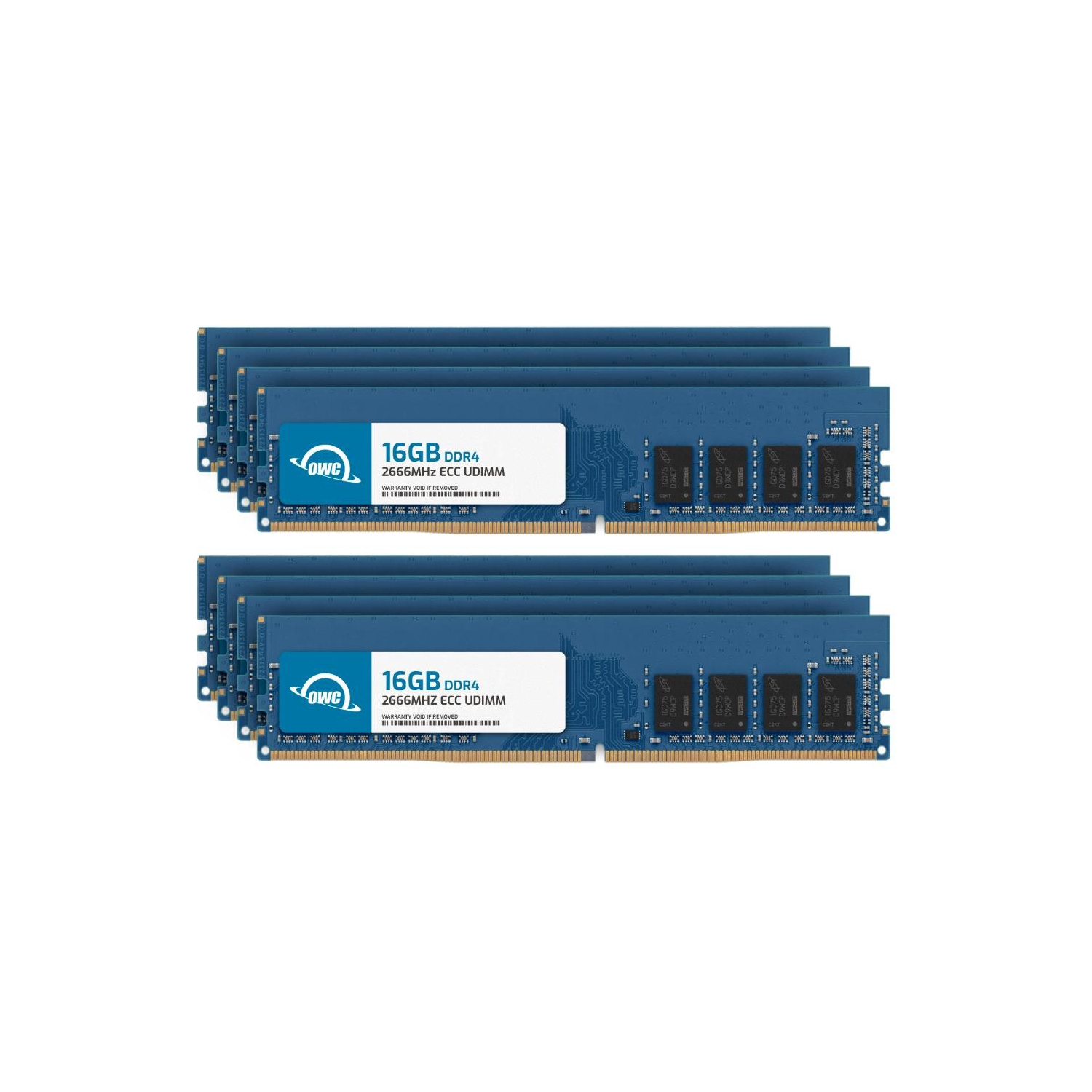 OWC 128GB DDR4 2666MHz PC4-21300 CL19 2RX8 ECC Unbuffered UDIMM 1.2V 288-pin Workstation Server Memory RAM