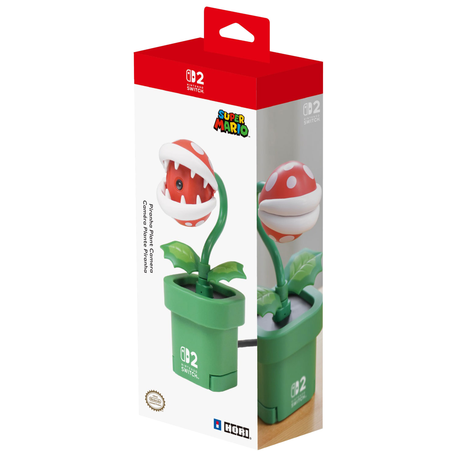 Caméra plante piranha de HORI pour Nintendo Switch 2