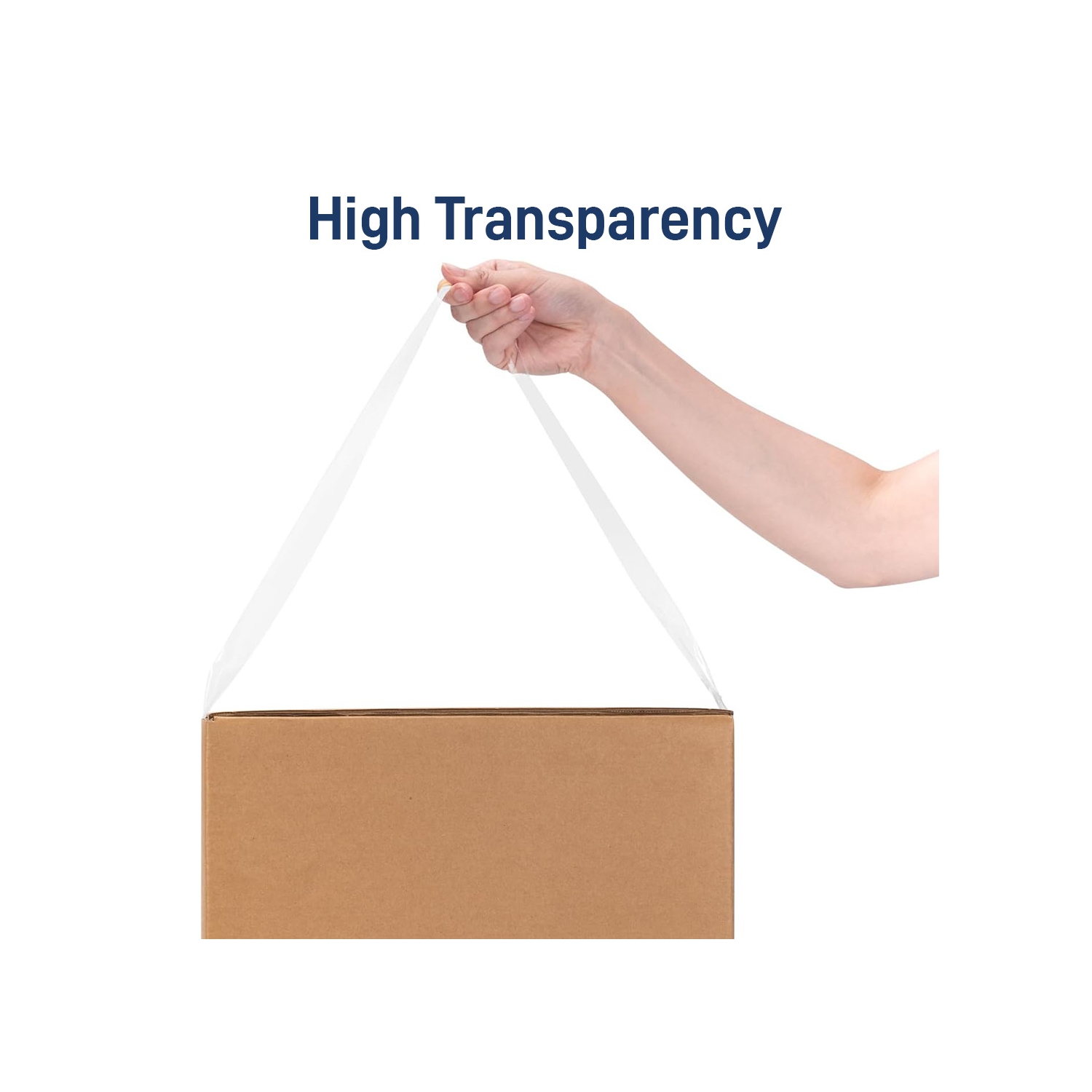 IMGadgets Clear Packaging Tape 48 rolls | 48mmx100m Heavy-Duty Roll | Strong Adhesive with Propanoic Acid Glue | 45 Micron, Ideal for Sealing Boxes,