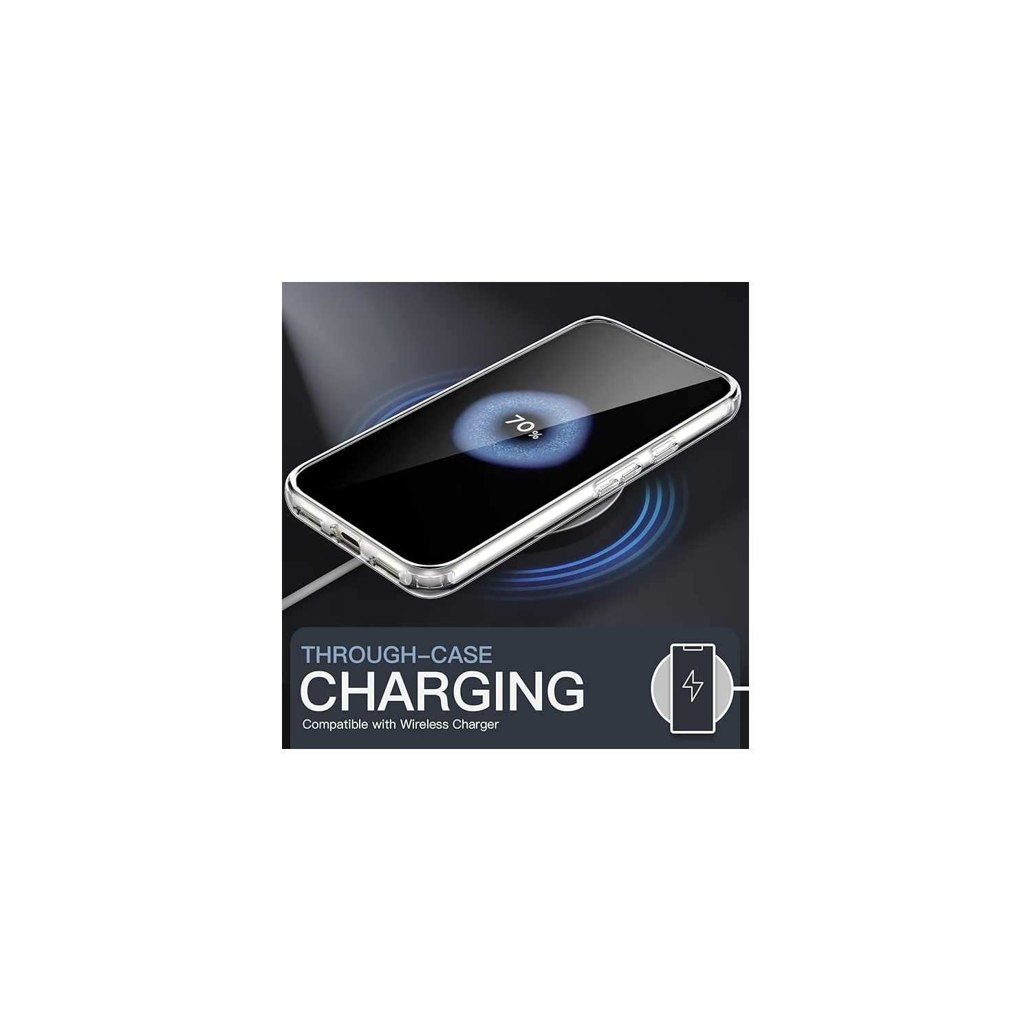 JETech Clear Case for Google Pixel 8a Phone Cover