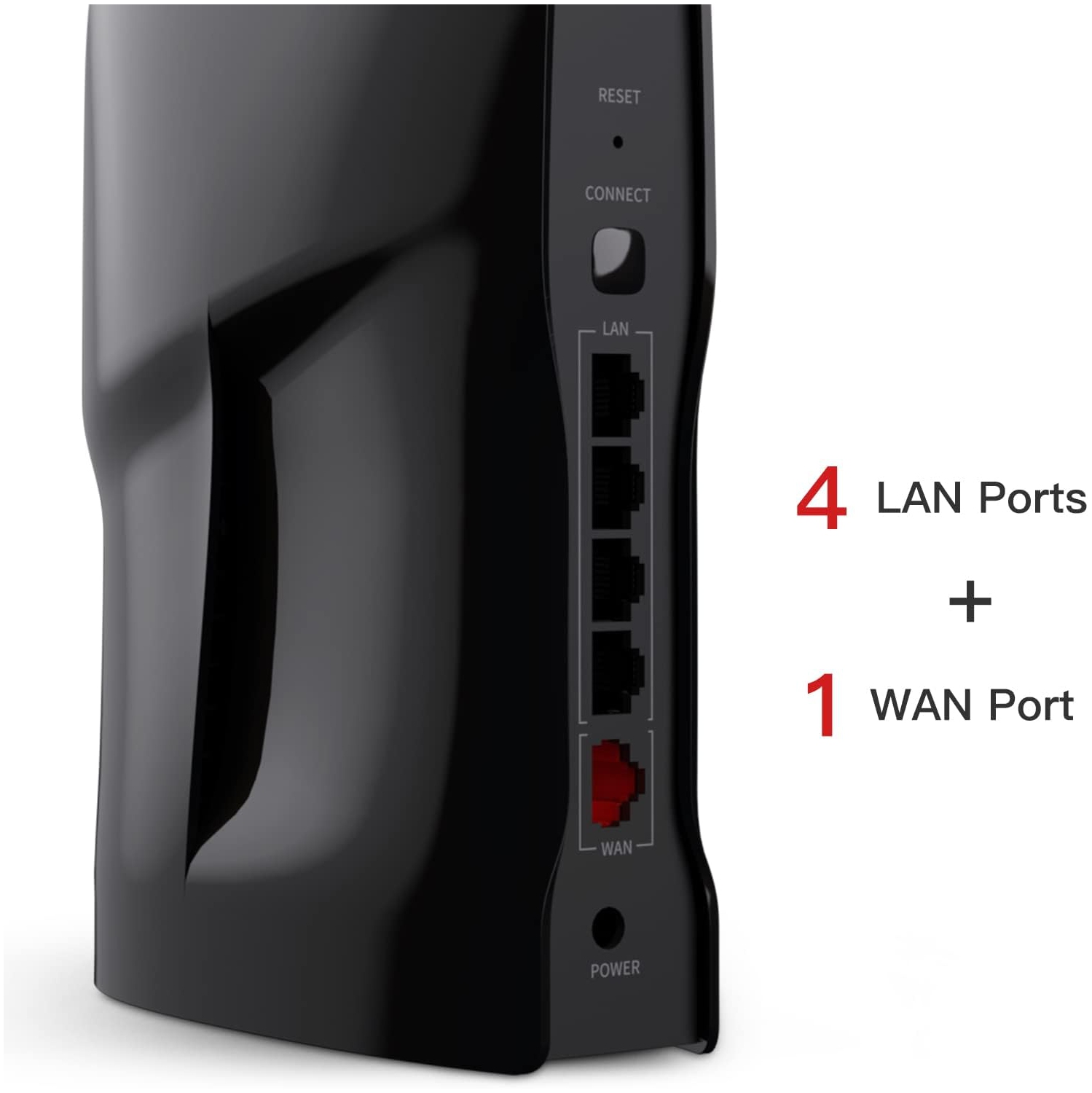 Mercku M6a Plus Mesh Wi-Fi 6 Router for Wireless Internet 1 Pack Covers up to 3,000 sq.ft. Mesh Wi-Fi System, Dual-Band Gigabit Router, App Control,