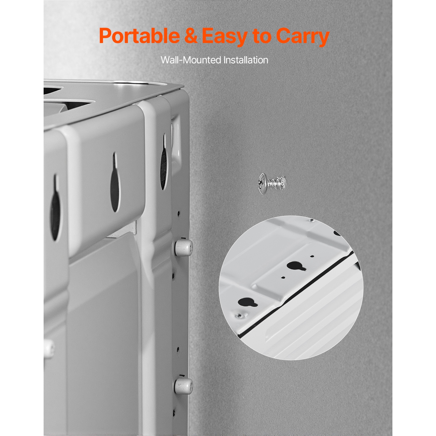 Chauffe-eau portatif au propane VEVOR 10&nbsp;L, chauffe-eau extérieur sans réservoir, eau chaude instantanée 68000&nbsp;BTU de 2,64 gal/min,