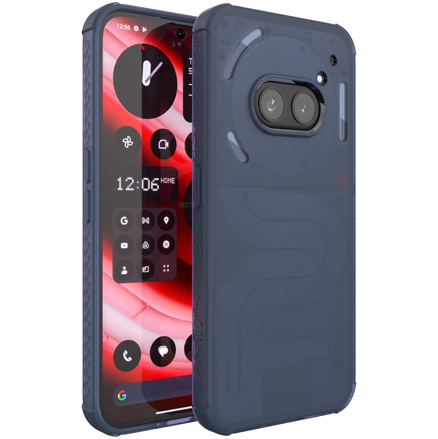 TUDIA SKN for Nothing Phone 2a/ 2a Plus Case Shockproof - Frosted Blue