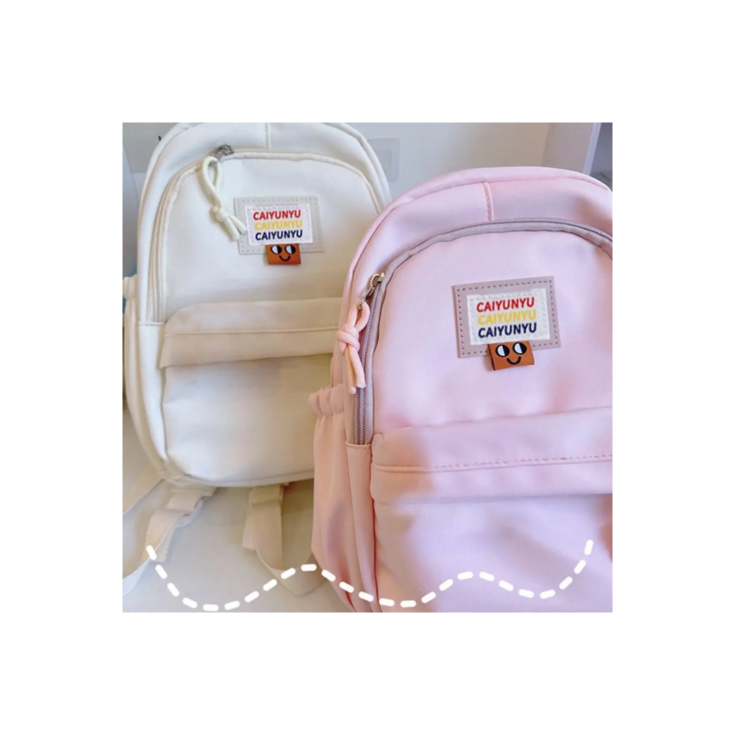 Sac à dos enfant pour garçon Sacs à dos Simple Cute Sac à dos ordinateur polyvalent Sac école Mochilas Mujer - Rose