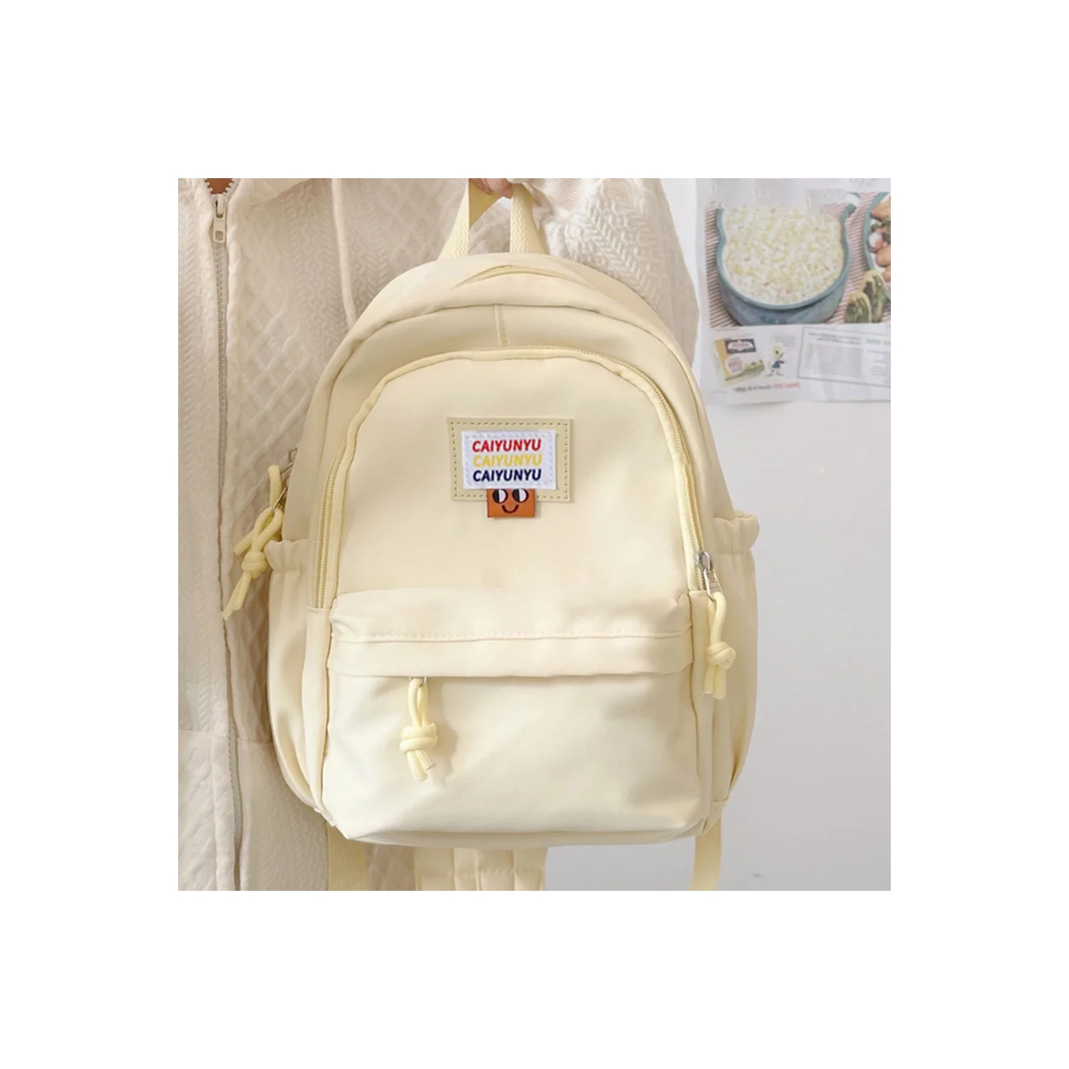 Kids Backpack for Boy Women Backpacks Simple Cute Backpacks Versatile Computer Backpack School Bags Designer Bag Mochilas Mujer - Yellow