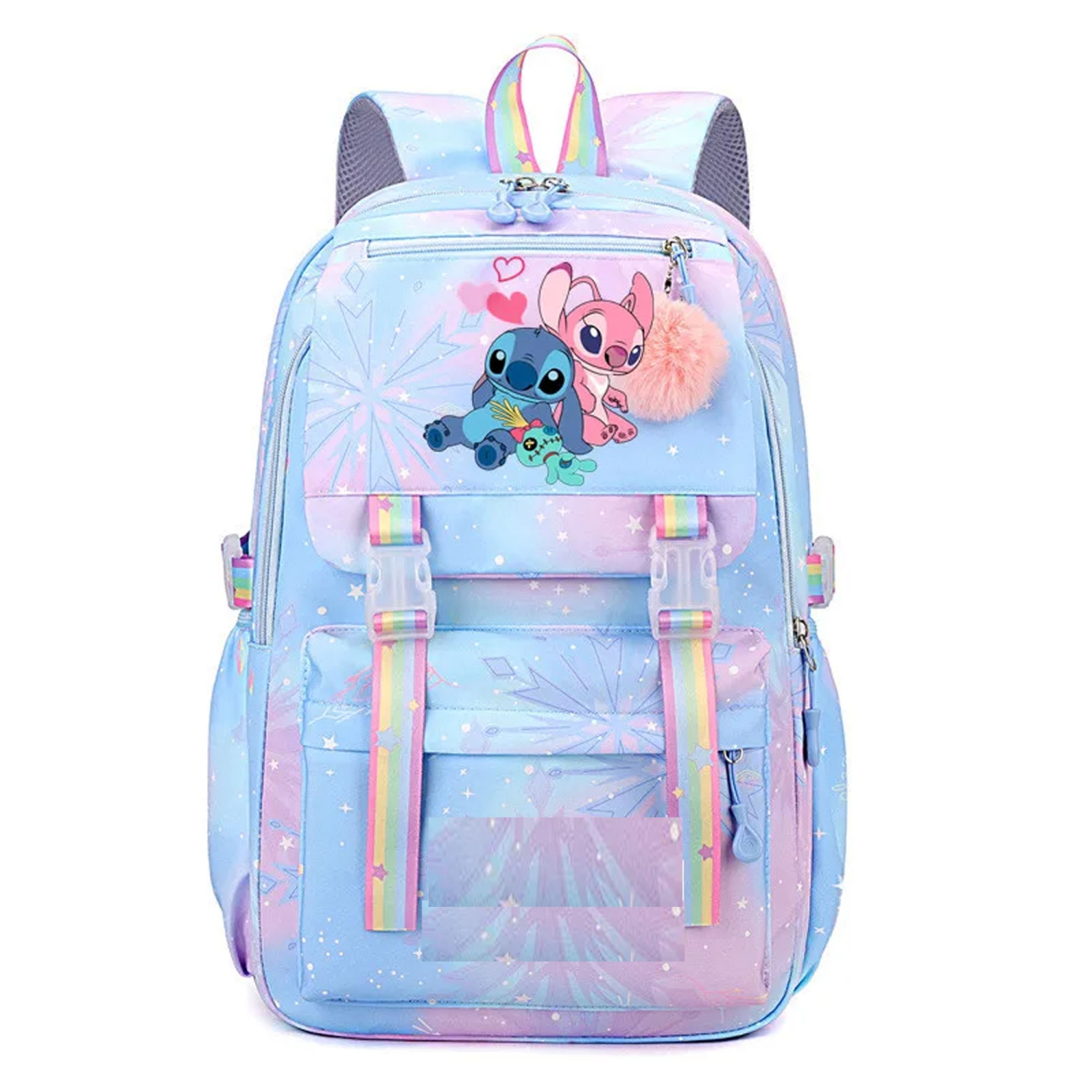 Backpack Children School Bags Girls Women Daypack Kids Bags Kawaii Female Large Capacity Backpack - Blue
