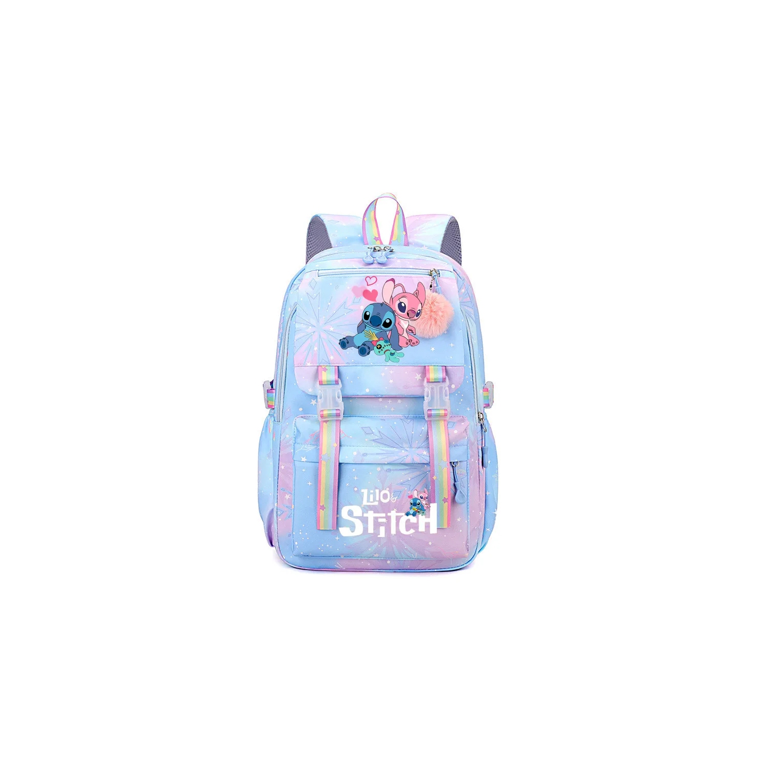 Backpack Children School Bags Girls Women Daypack Kids Bags Kawaii Female Large Capacity Backpack - Blue