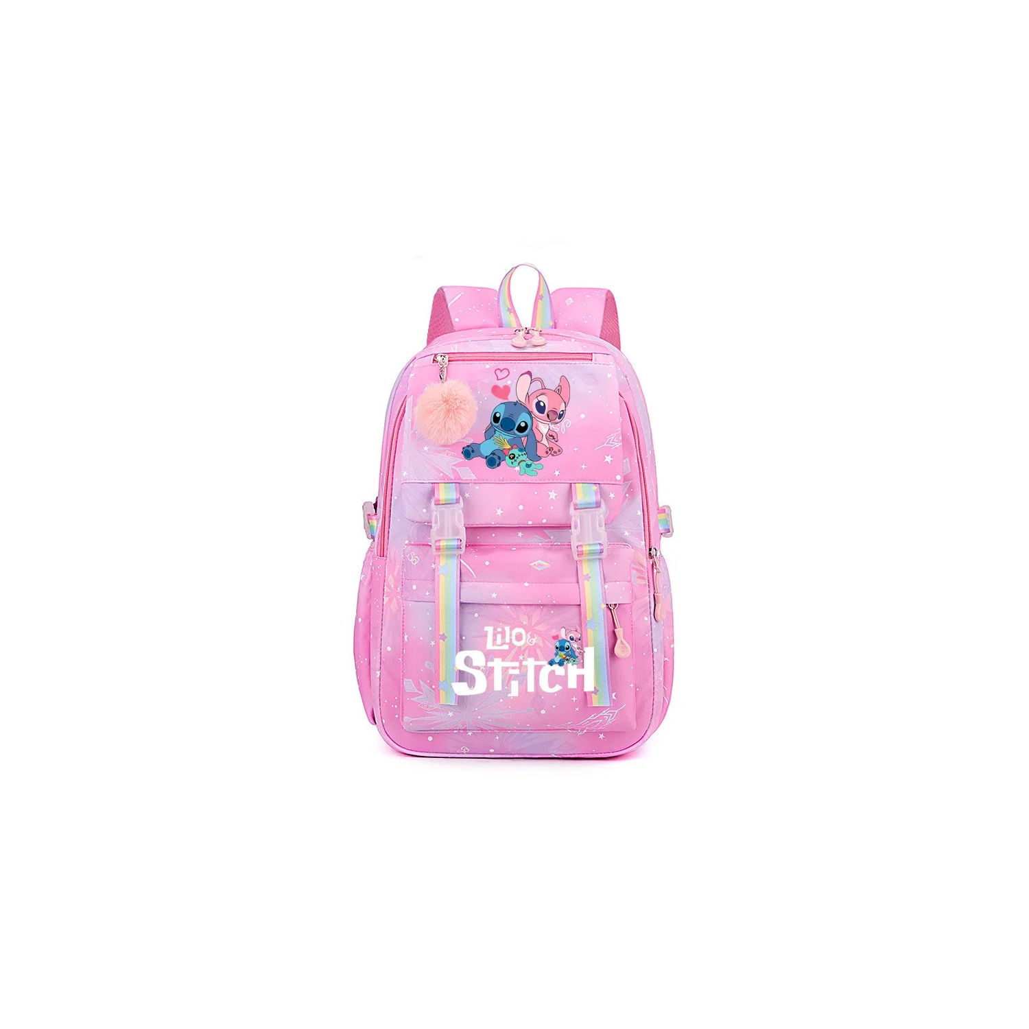 Backpack Children School Bags Girls Women Daypack Kids Bags Kawaii Female Large Capacity Backpack - Blue