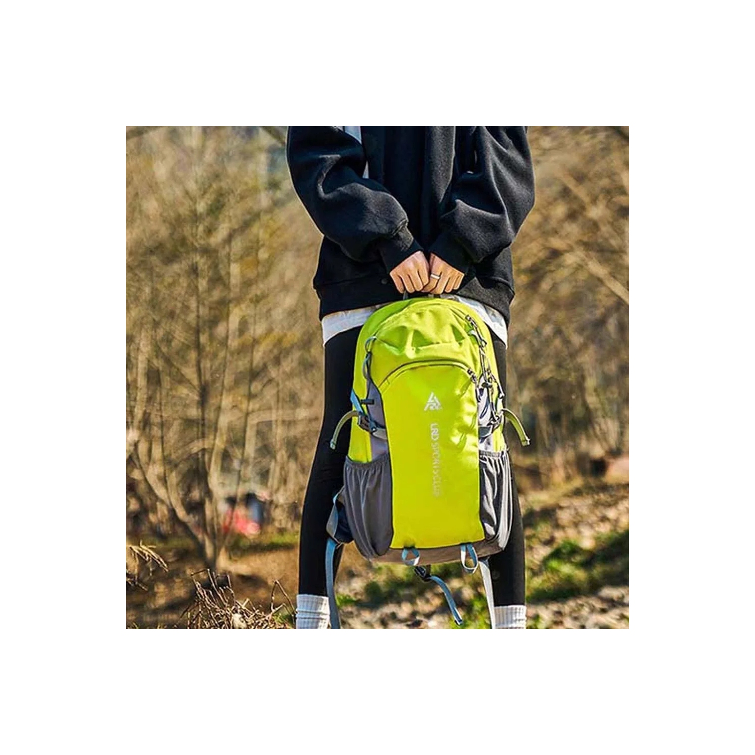 Nylon Sport Hiking Camping Backpack Large Capacity Scratch Prevention Outdoor Rucksack Waterproof Polyester Mountaineering Daily Travel Outdoor