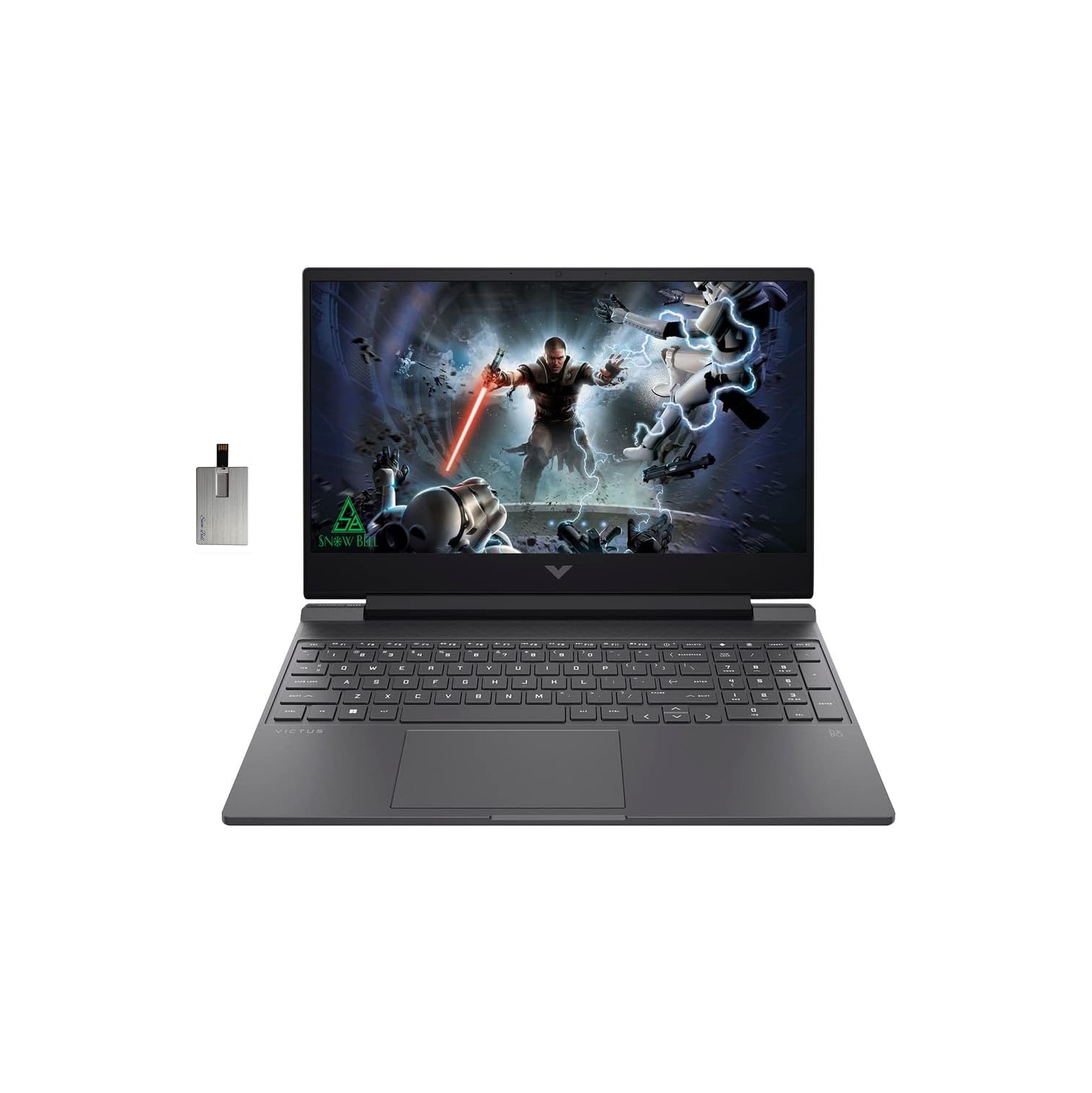 Refurbished - HP Victus 15.6" 144Hz Gaming Laptop, Intel i5-12450H, 1TB PCIe SSD, 32GB RAM, NVIDIA GeForce GTX 1650, Backlit Keyboard, Win 11, Black,