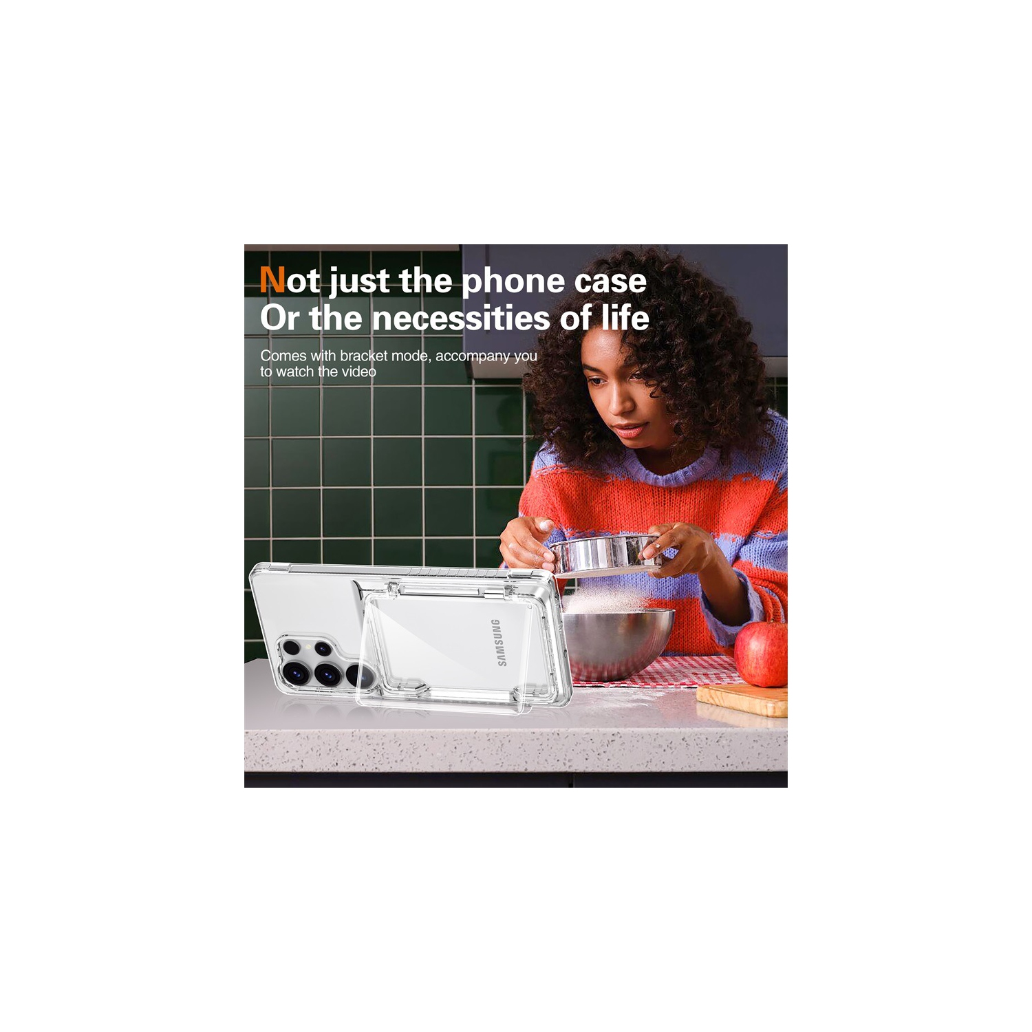 Adapté pour Samsung S24 Étui transparent pour téléphone Flip Card Holder Cover protecteur Étui transparent TPU pour téléphone avec fente pour carte