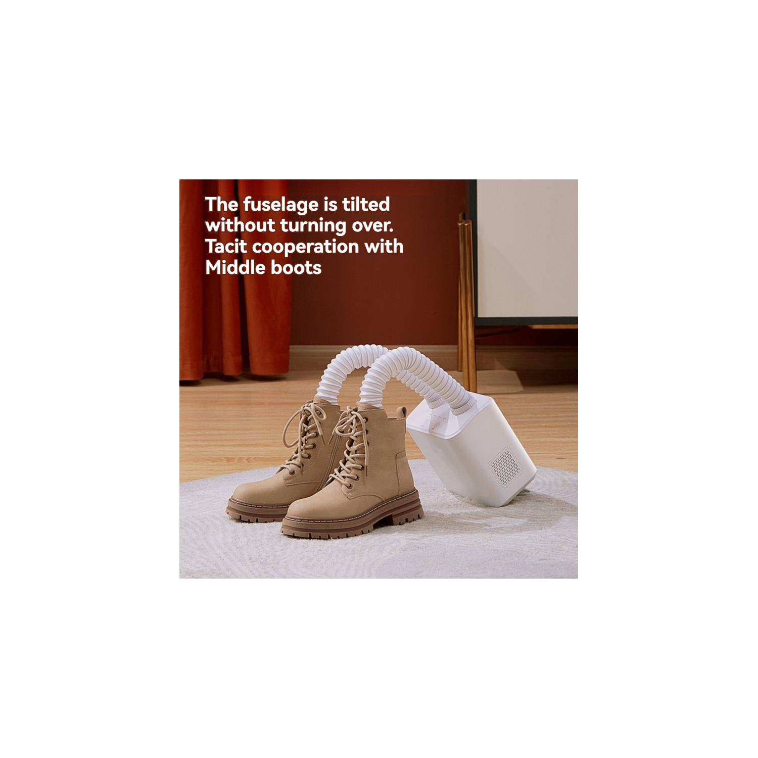 Sèche-chaussures portatif Home, rétractable, séchoir à chaussures intelligent à température constante, chauffage à air chaud 150&nbsp;W, adapté aux