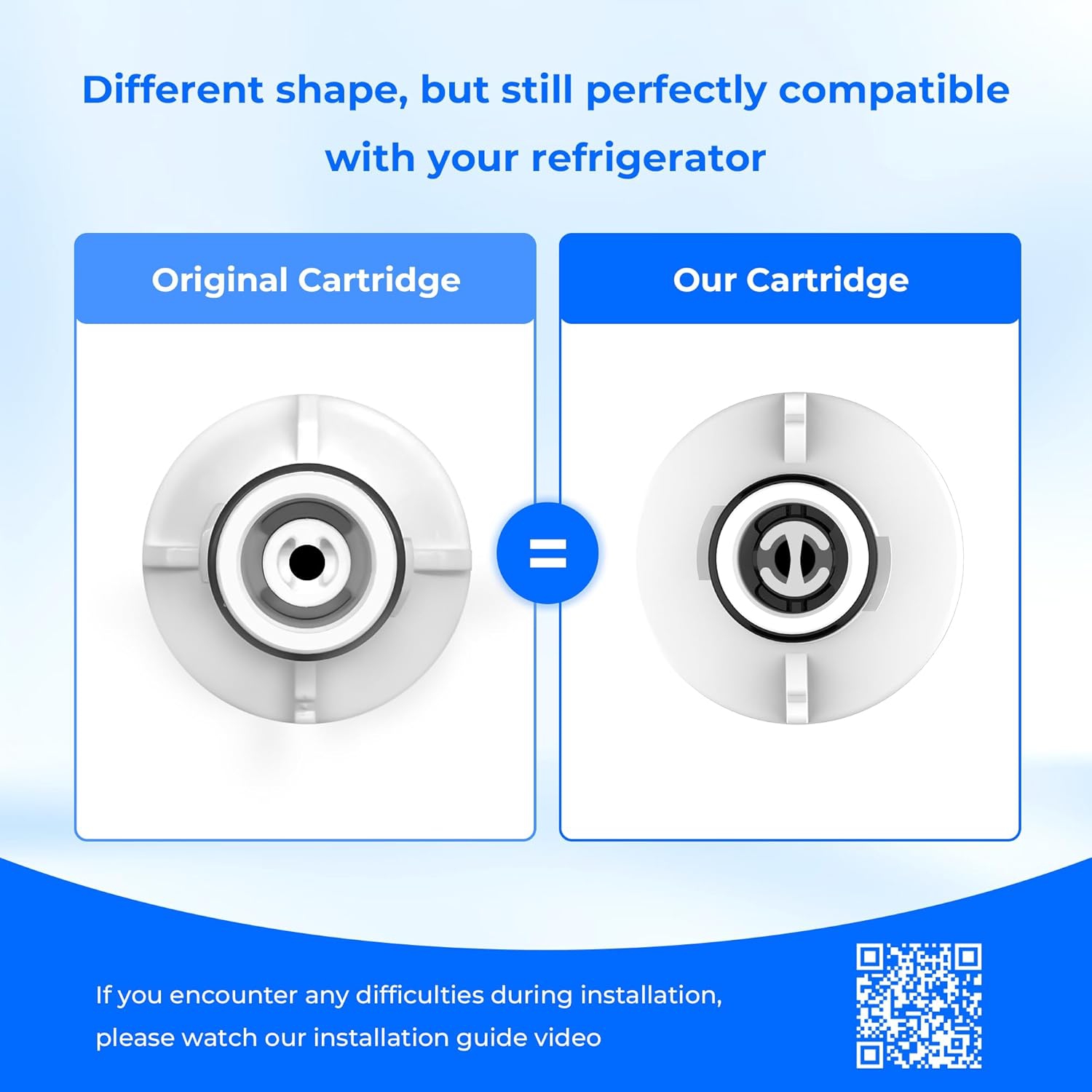 Filtre à eau et filtre à air pour réfrigérateur LT1000PC ADQ747935 de Waterdrop, remplacement pour LG® LT1000P®, LMXS28626S, LFXS26973S, LFXS26596S,