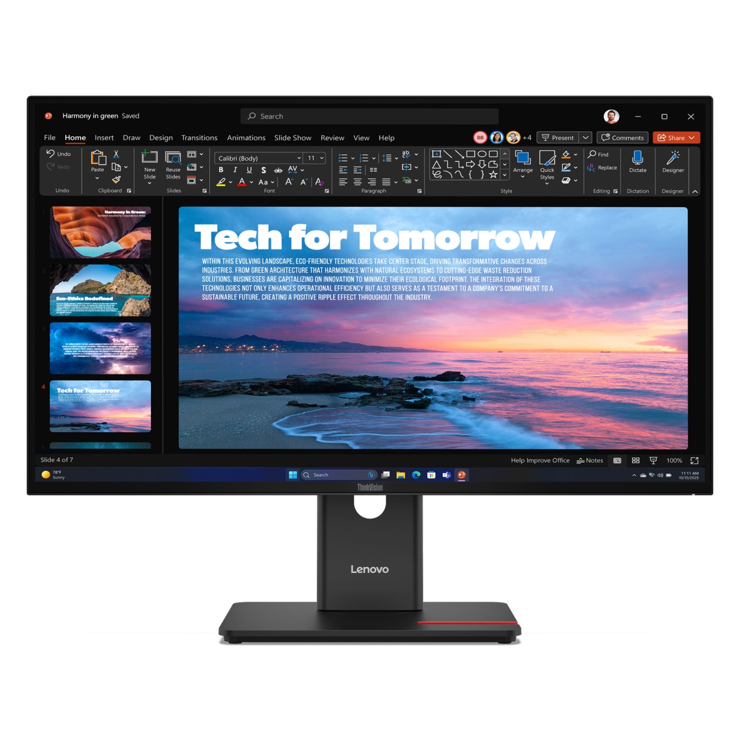 Lenovo ThinkVision T27QD-40 27 inch Monitor