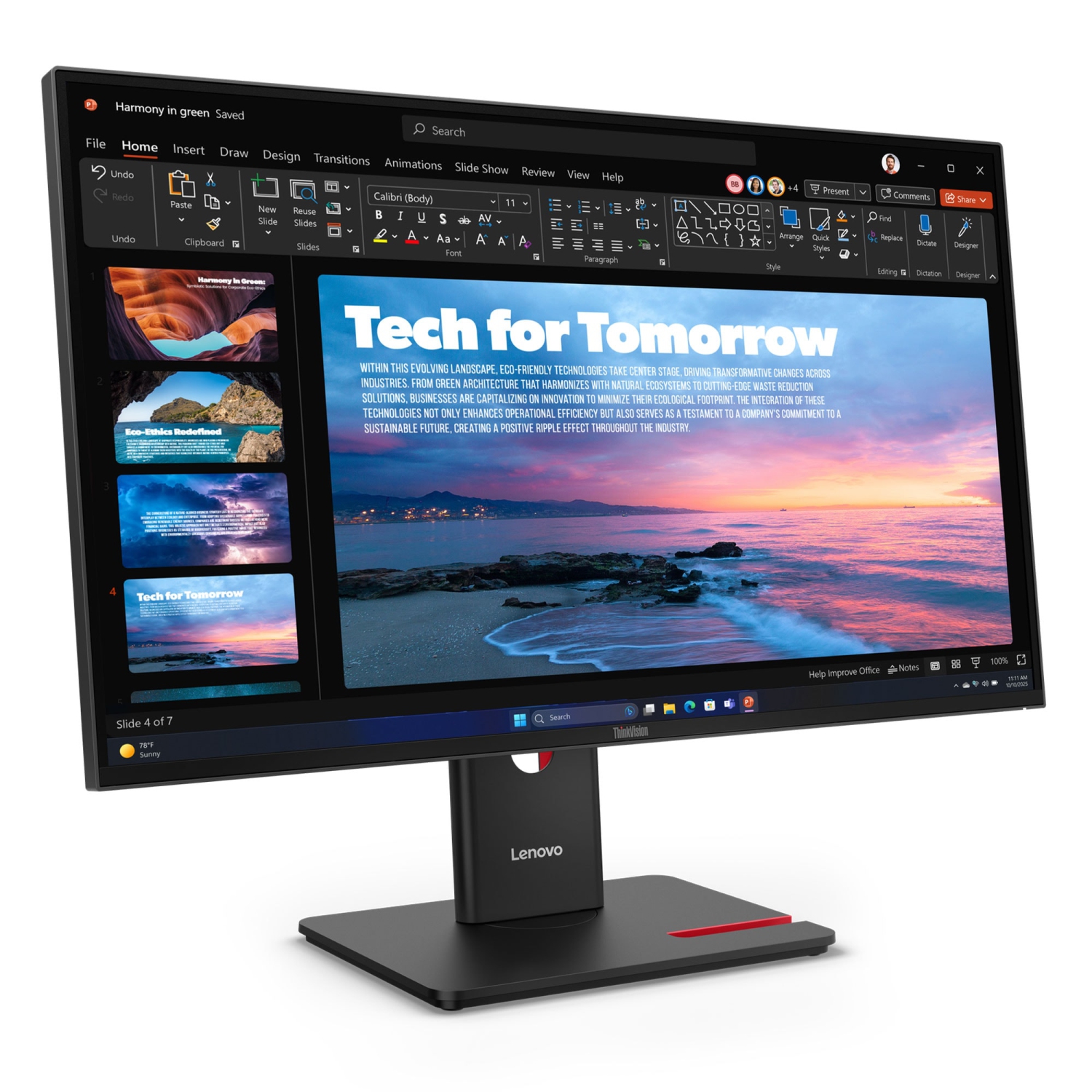 Lenovo ThinkVision T27QD-40 27 inch Monitor