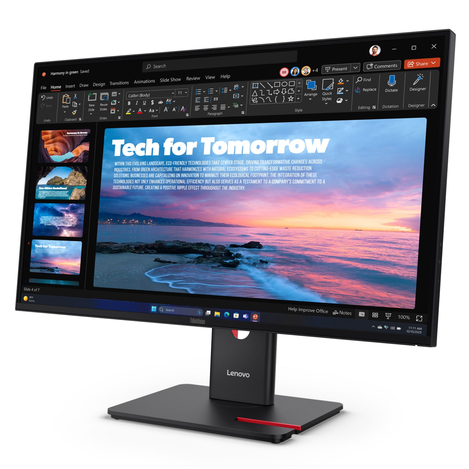 Lenovo ThinkVision T27QD-40 27 inch Monitor