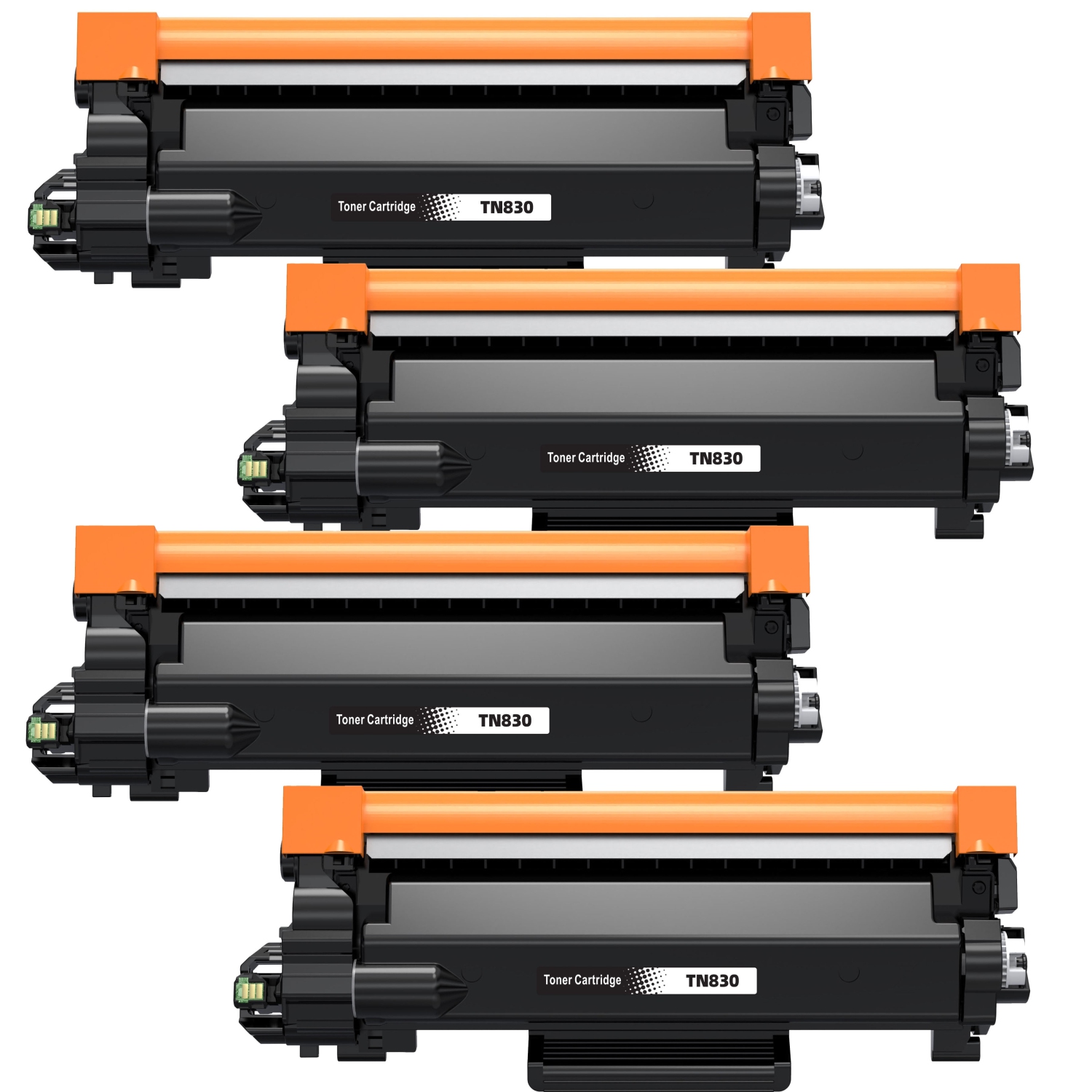 Max Saving - With Chip 4 Pack Compatible for Brother TN830XL Toner Cartridge High Yield TN830, TN-830TN-830XL, DCP-L2640DN, MFC-L2802DW, MFC-L2820DW,