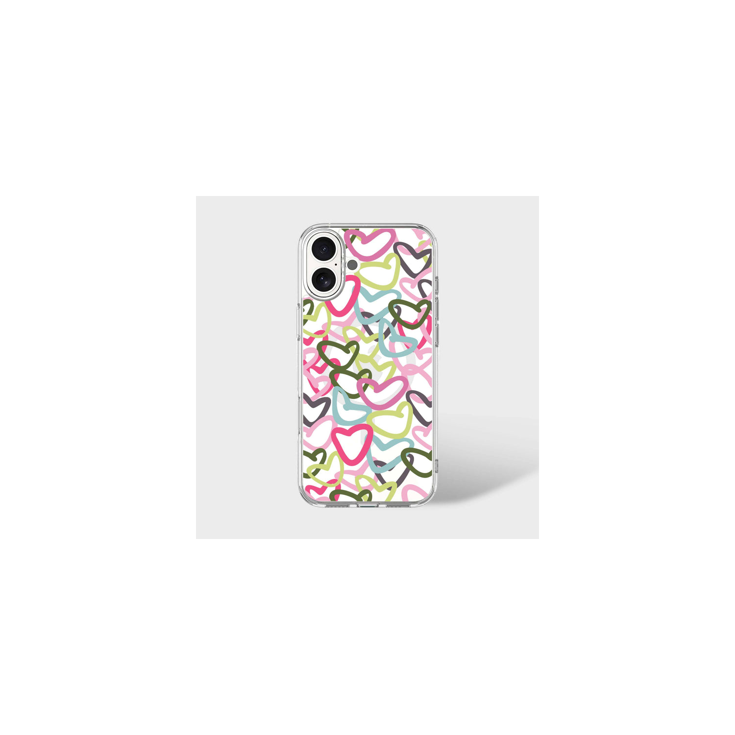 iPhone 16 Clear Case - Graffiti Design