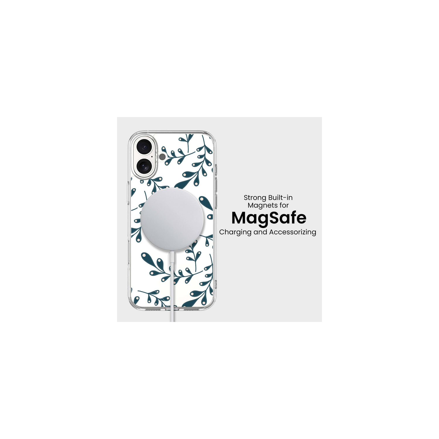 iPhone 16 Clear Case - Lullaby Design