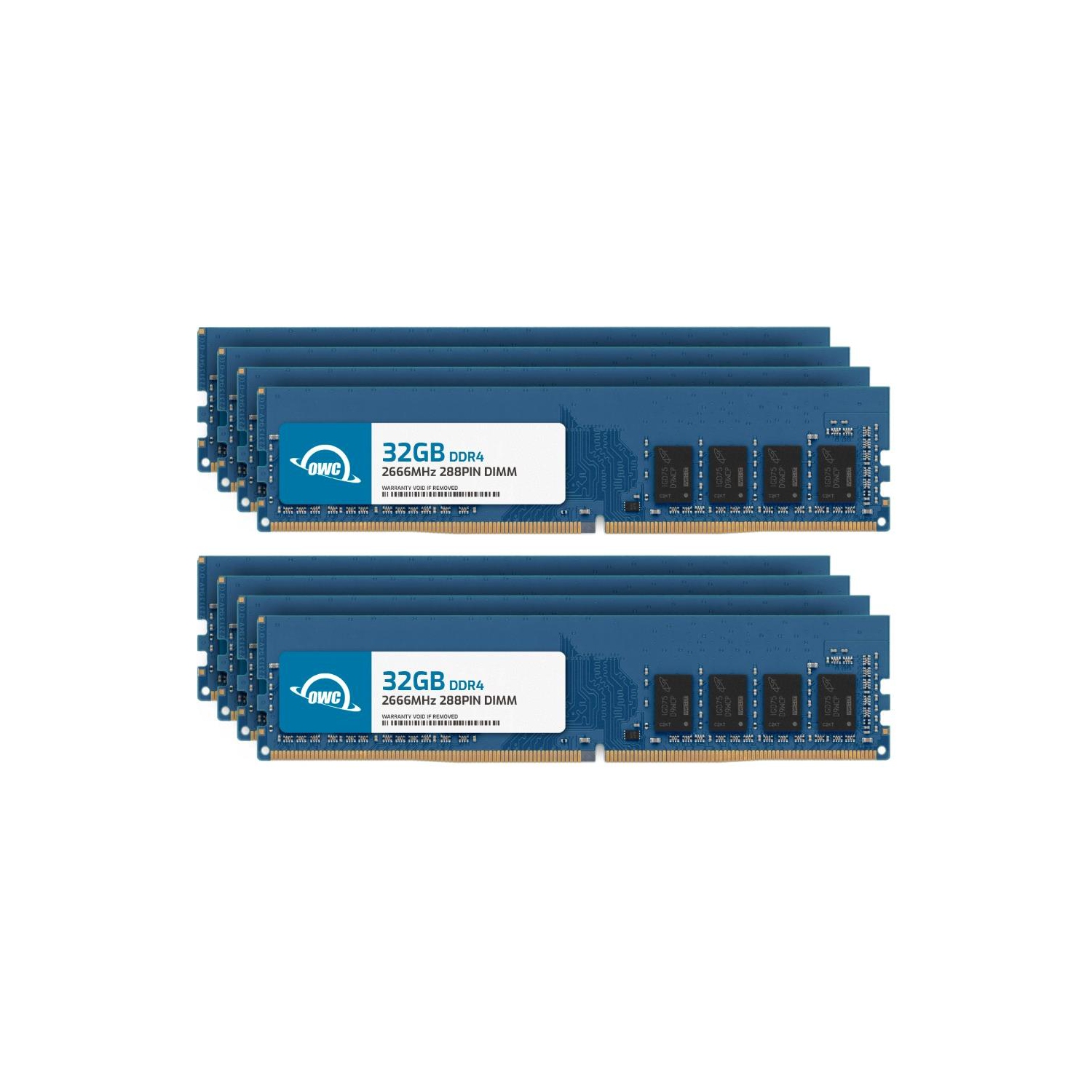 OWC 256GB DDR4 2666MHz PC4-21300 CL19 2RX8 Non-ECC UDIMM 1.2V 288-pin Desktop Memory RAM Upgrade for PC