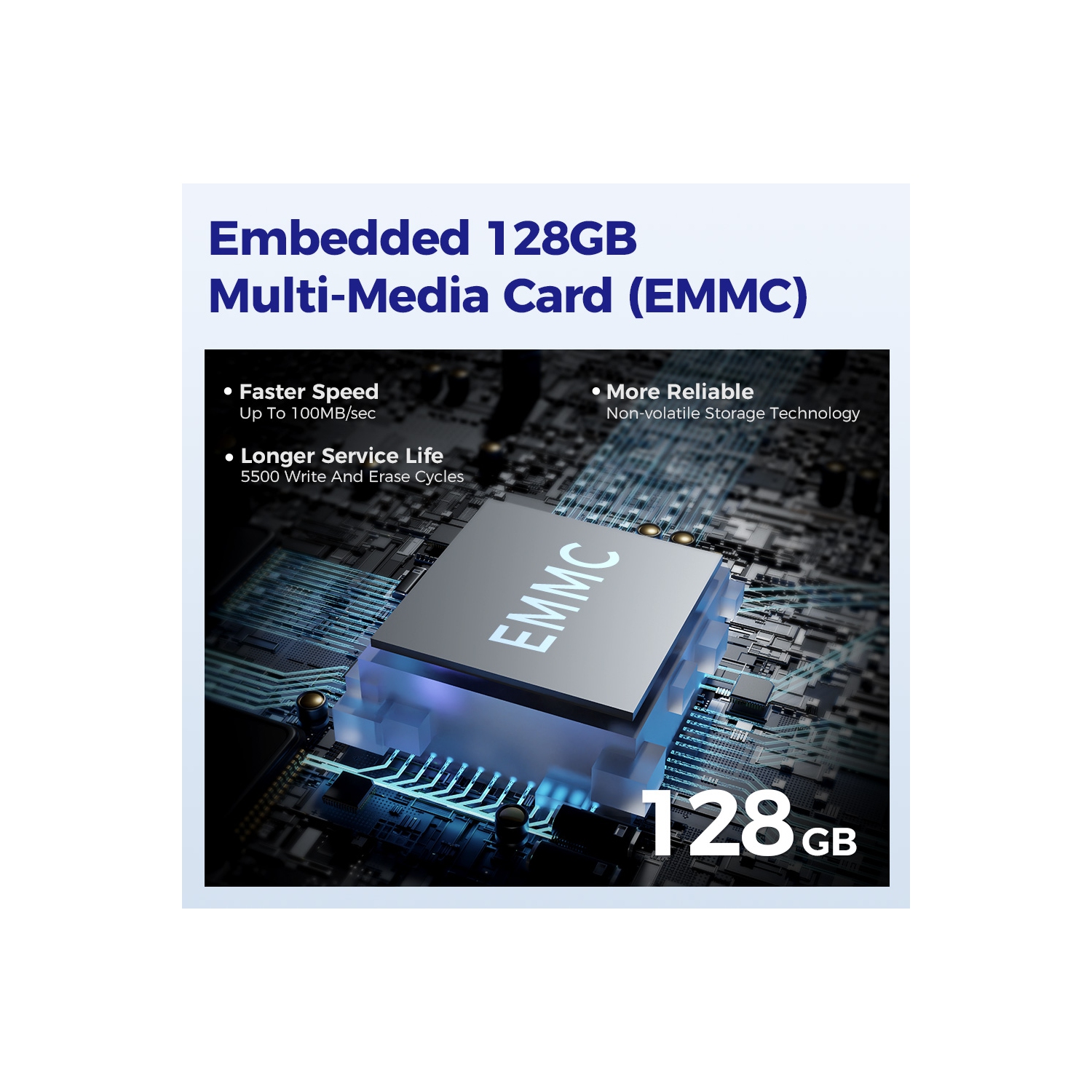 Caméra de tableau de bord 4 canaux 360° M660 d'AZDOME 5 Go Wi-Fi GPS 2K/1080p 24H mode stationnement 128&nbsp;Go avec mémoire eMMC intégrée