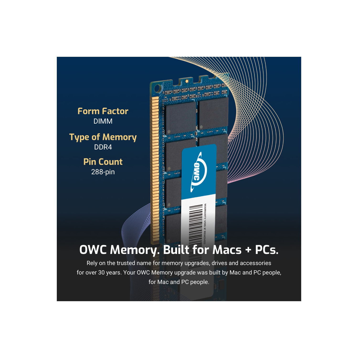 OWC 16GB DDR4 2666MHz PC4-21300 CL19 1.2V 288-Pin Non-ECC UDIMM Memory RAM Compatible with Dell Optiplex 3080 Sff 3080 Tower 3090 Sff 3090 Tower Xe3