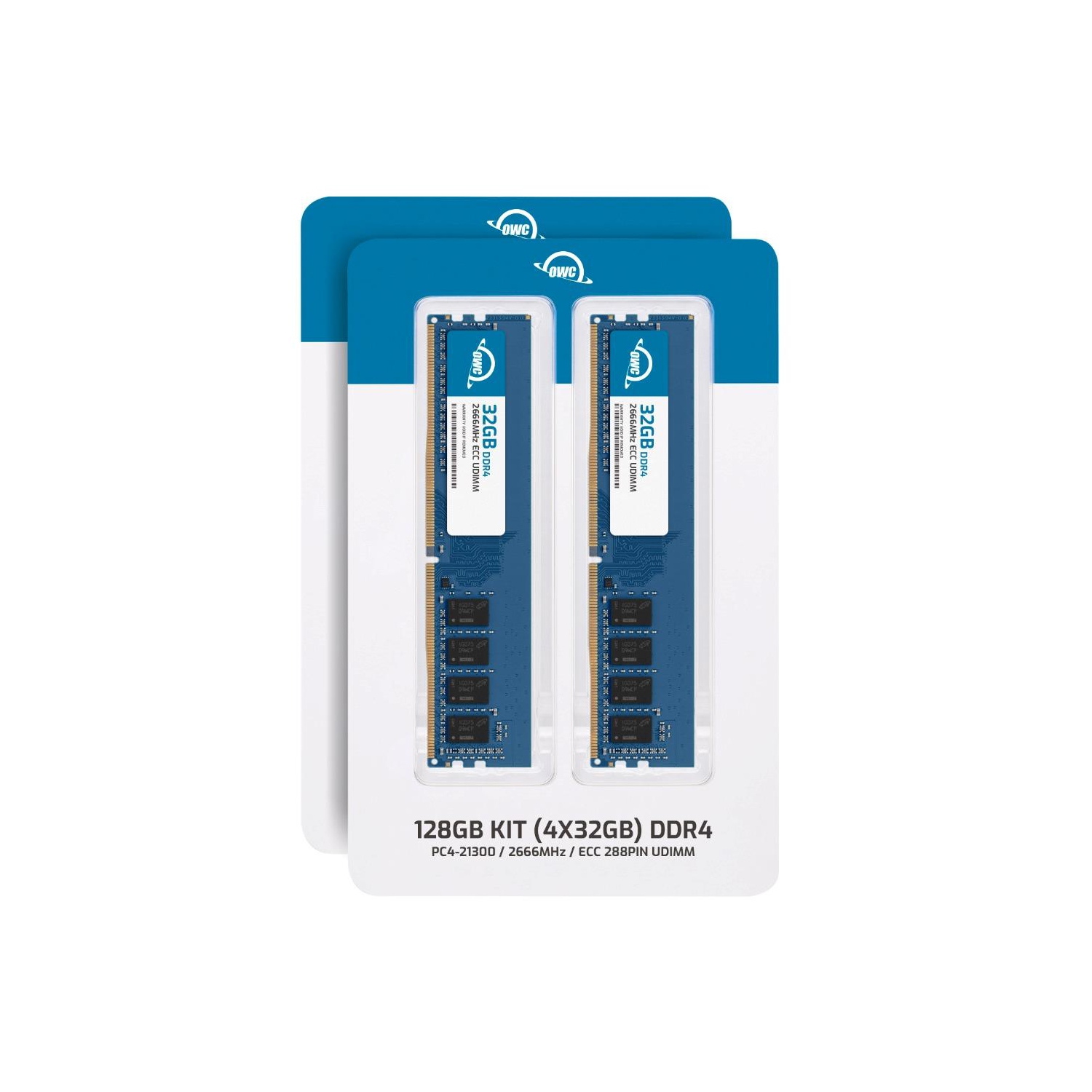 OWC 128GB DDR4 2666 PC4-21300 CL19 2Rx8 288-pin 1.2V ECC Unbuffered UDIMM Memory RAM Module Upgrade Kit Compatible with ASUSTOR AS7112RDX AS7116RDX