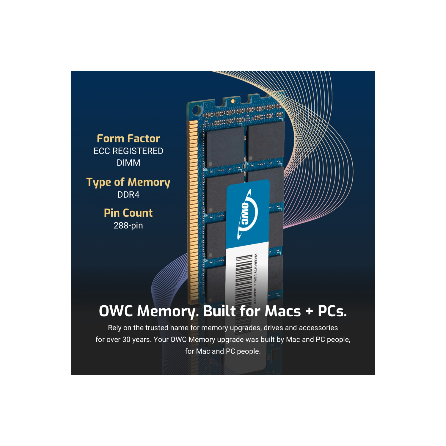 OWC 64GB Replacement for Supermicro MEM-DR464L-CL02-ER32 MEM-DR464L-CL03-ER32 MEM-DR464L-HL02-ER32 - DDR4 3200MHz ECC Registered RDIMM 288-Pin 2Rx4