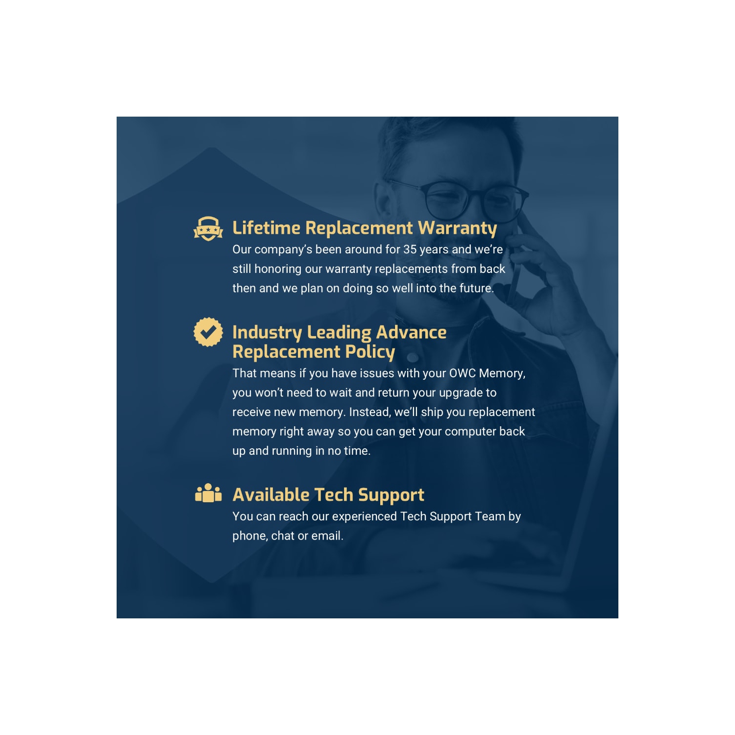 OWC 64GB DDR4 3200MHz PC4-25600 CL22 1.2V 288pin Server ECC Registered RDIMM Memory RAM Compatible with Dell EMC PowerEdge R6515 R6525 R750 R750xa