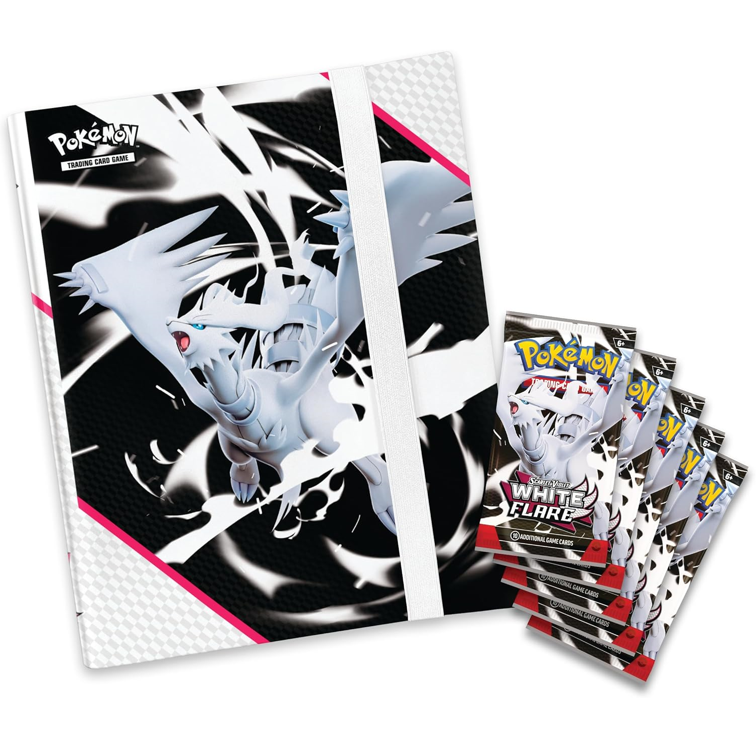 Boîte de cartable Pokémon JCC Scarlet & Violet 10,5 White Flare