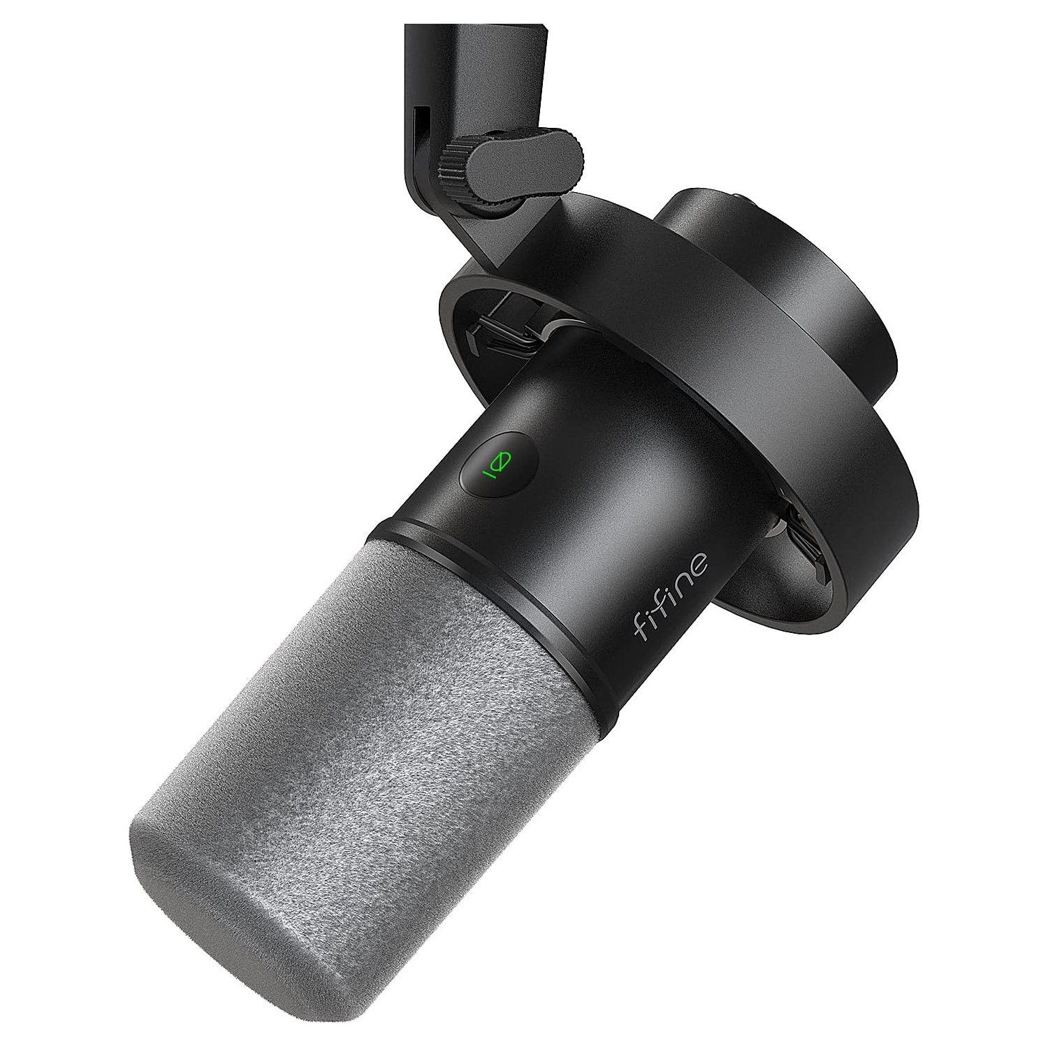 Fifine XLR/USB Podcast Microphone, PC Recording Dynamic Mic for Streaming, Studio, Vocal, Voice-Over, Instruments, Metal Cardioid Mic with