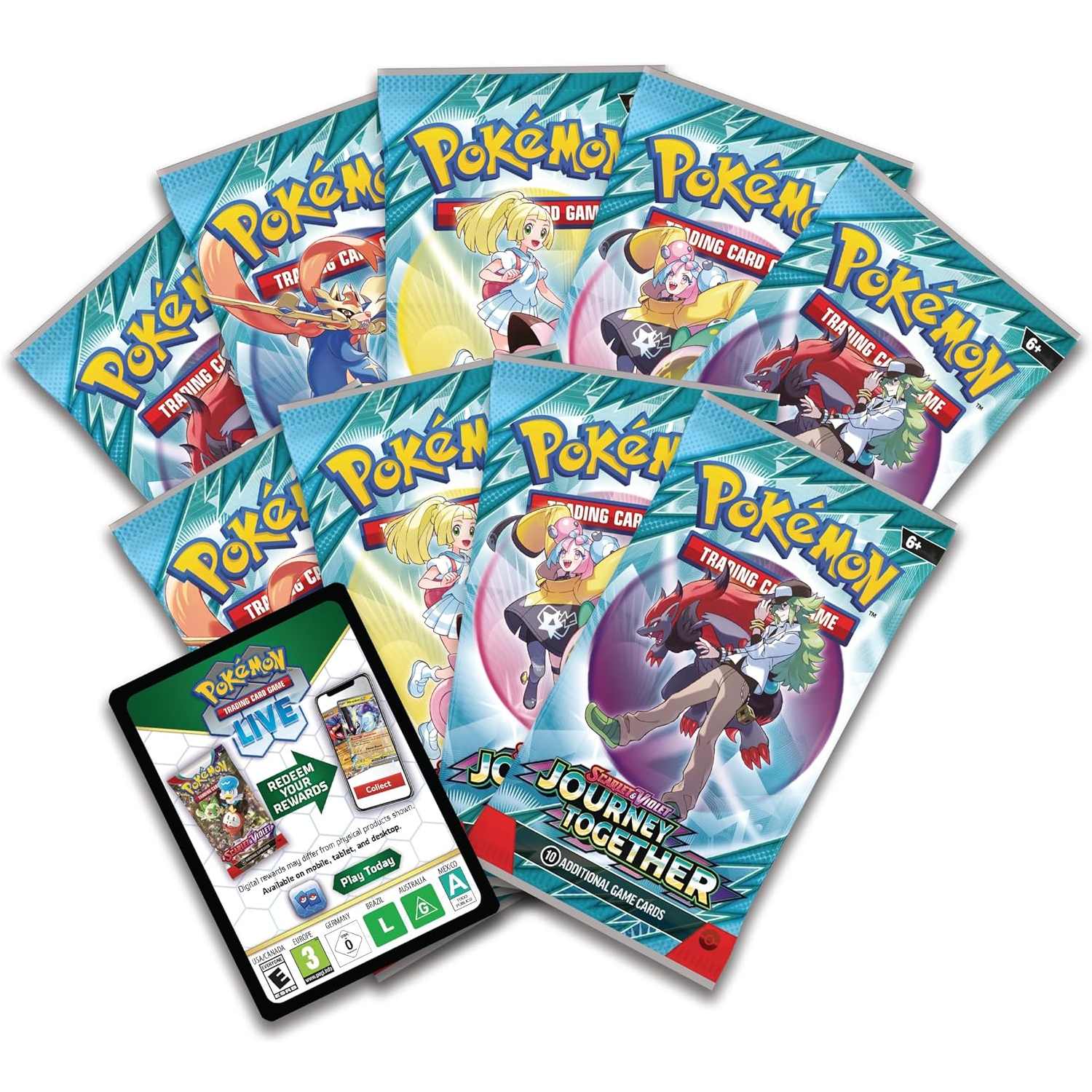 JCC Pokémon&nbsp;: Scarlet et Violet – Boîte d'entraînement d'élite Journey Together