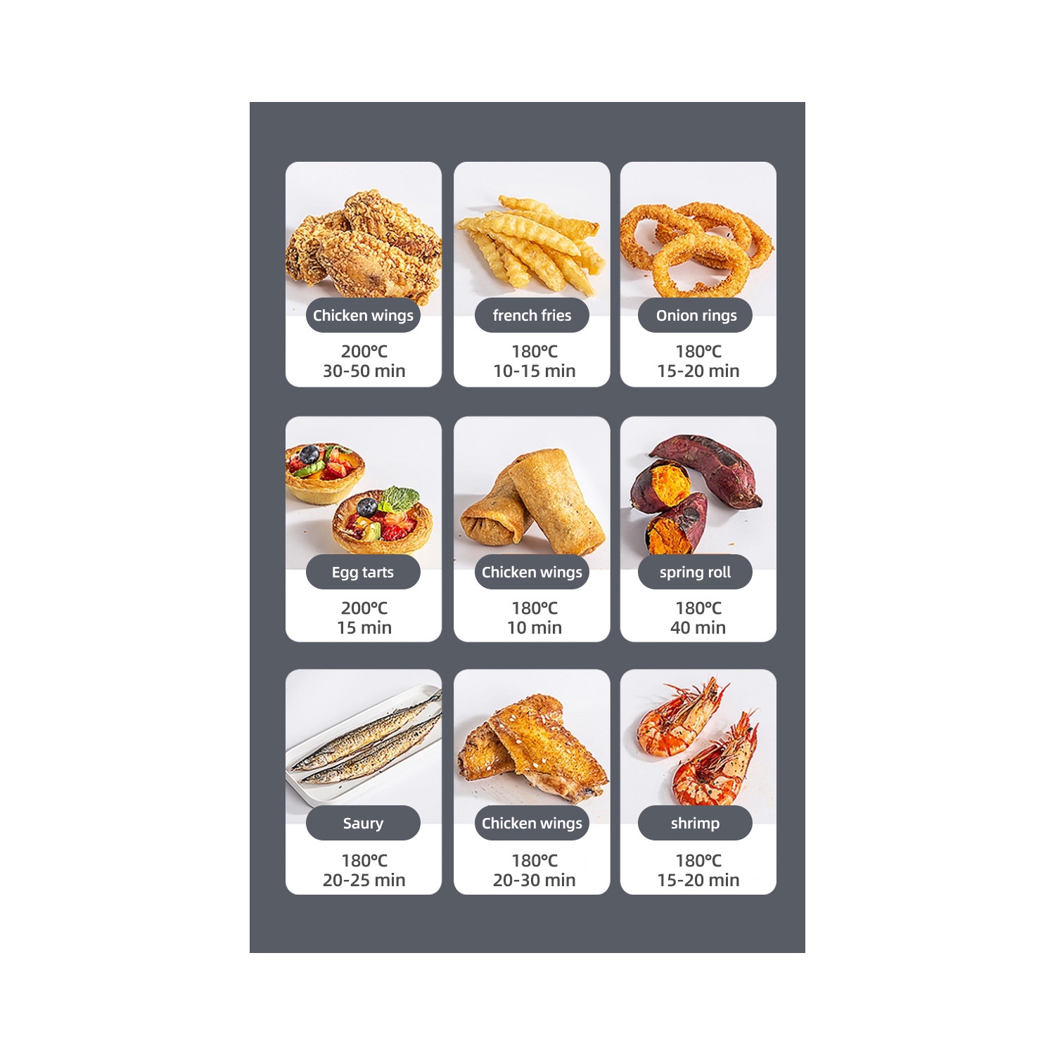 Air fryer household multifunctional visual stainless steel fryer automatic electric oven large capacity smart baking - 10L stainless steel visual