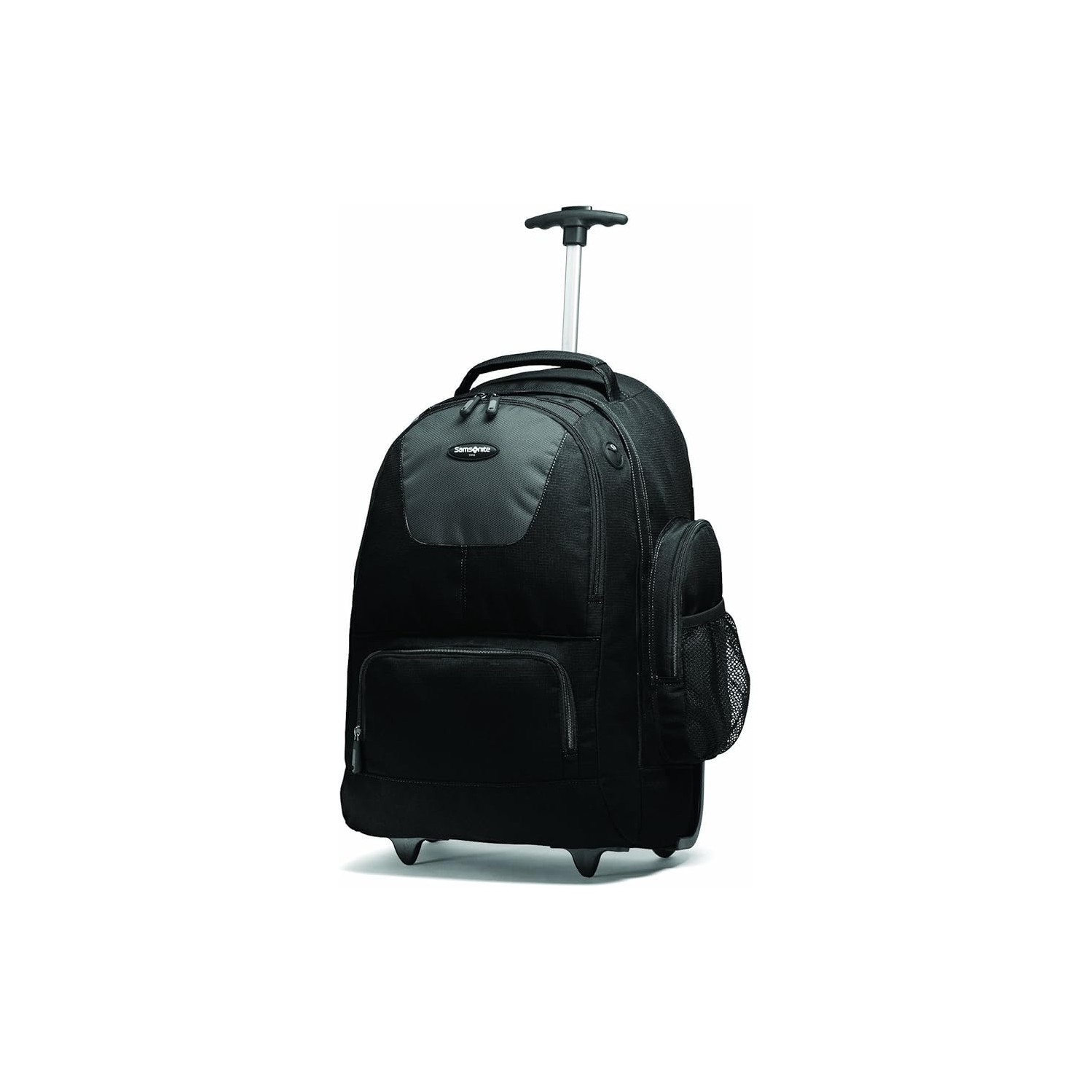 Samsonite – Sac à dos à roulettes avec pochettes de rangement, noir/anthracite