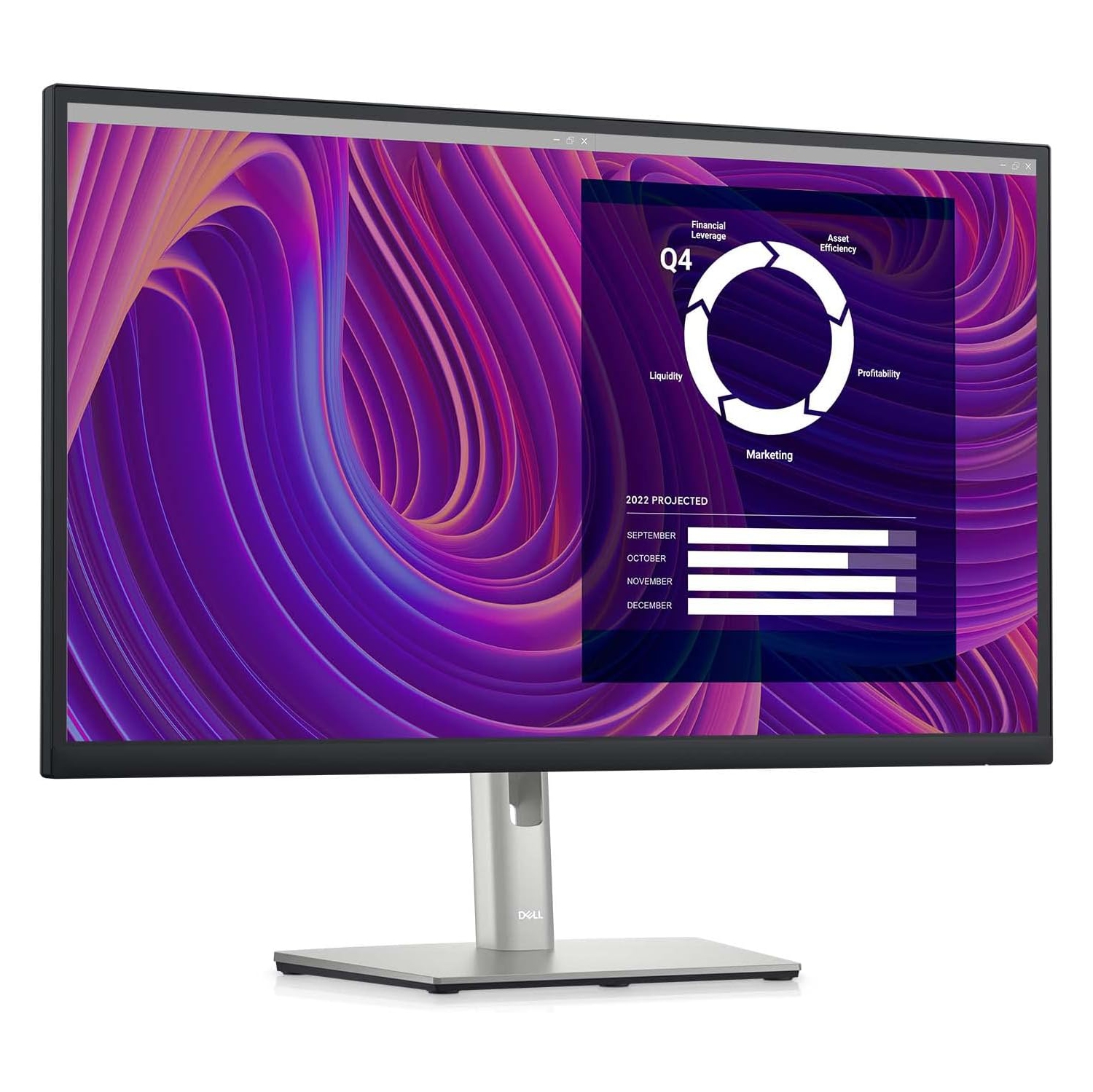 Dell P2723D 27" QHD WLED LCD Monitor - 16:9 - Black, Silver - Refurbished(Excellent)