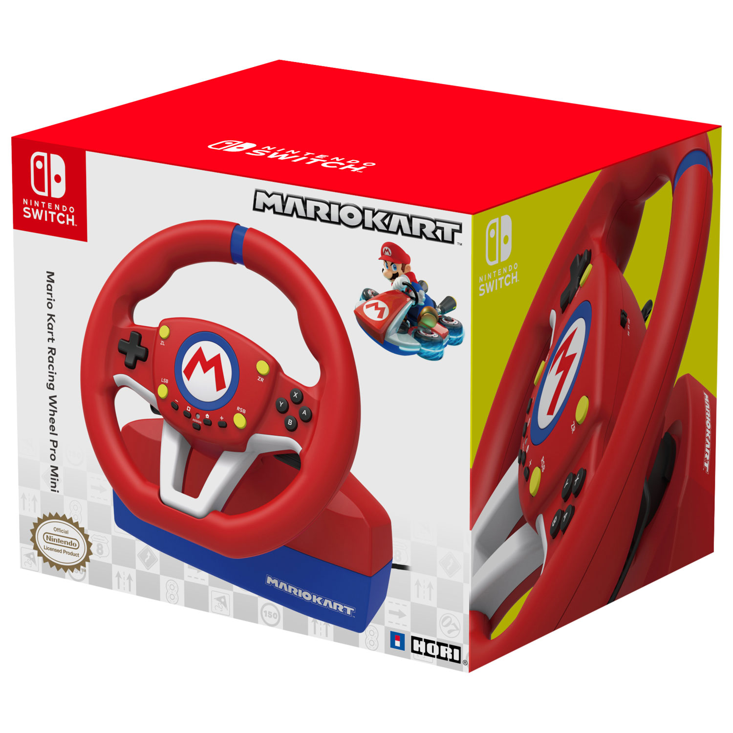 Volant de course Mario Kart Pro Mini pour Nintendo Switch