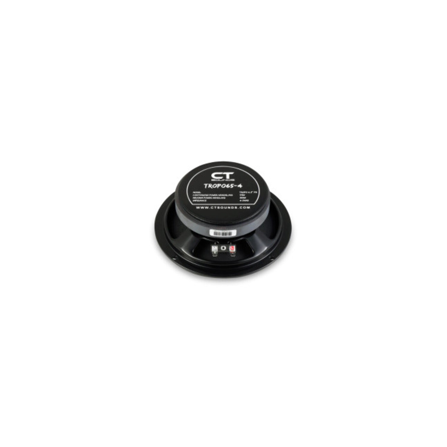 Haut-parleur de moyennes fréquences peu profond TROPO65-4 175&nbsp;W 6,5&nbsp;po de CT Sounds - 4&nbsp;Ohm